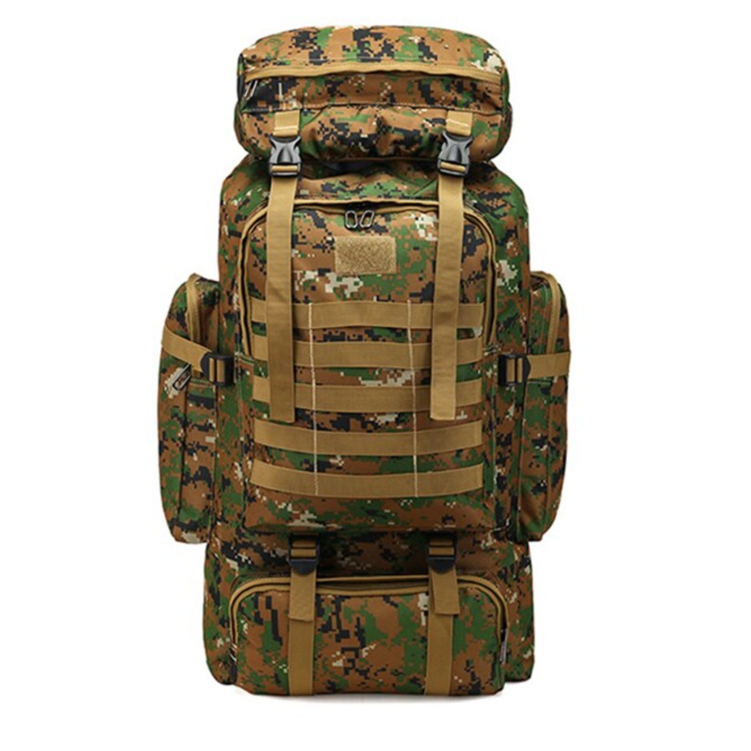 MOCHILA TÁCTICA IMPORTCLICK HOG.371 TELA CAMPING TREKKING SENDERISMO 80 L JUNGLA - 4