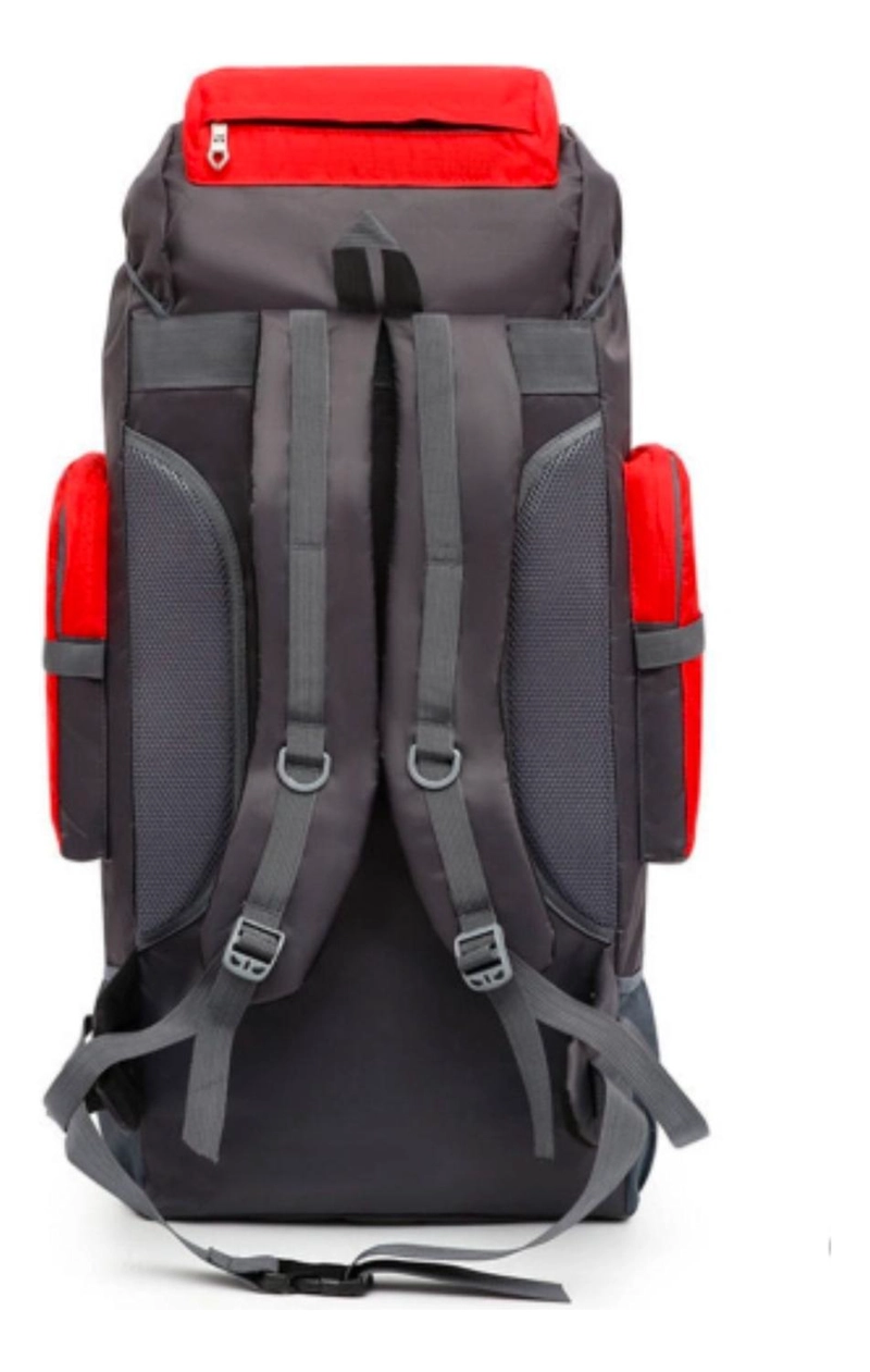 MOCHILA IMPORTCLICK HOG.374 ROJO CAMPING OUTDOOR 90 LT - 2