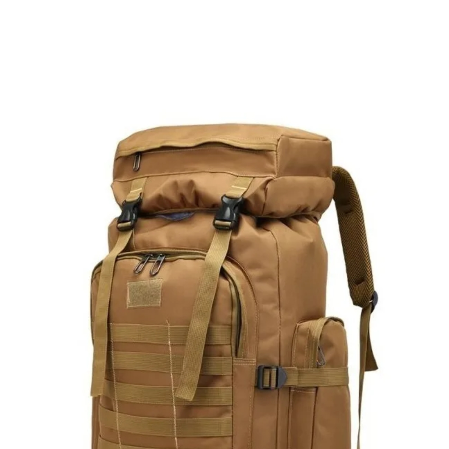 MOCHILA TÁCTICA IMPORTCLICK HOG.373 TELA CAMPING TREKKING SENDERISMO 80 L COYOTE - 2