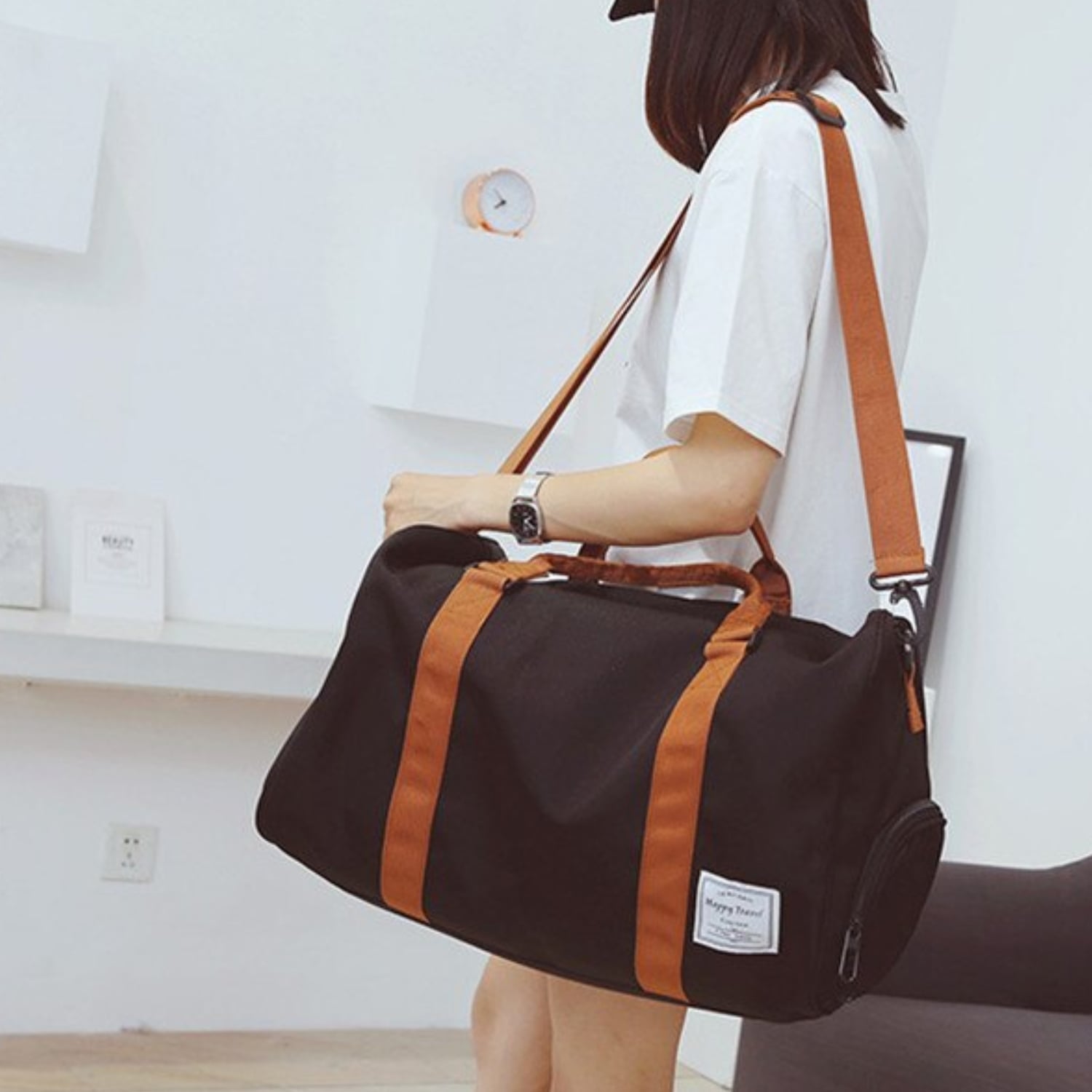 BOLSO VIAJE DEPORTE GIMNASIA 35 LT NEGRO - 2
