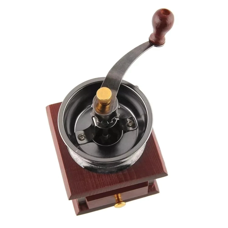 MOLEDOR MANUAL MOLINILLO GRANOS CAFÉ SEMILLAS 16.5X9,5X9,5 CM - 4