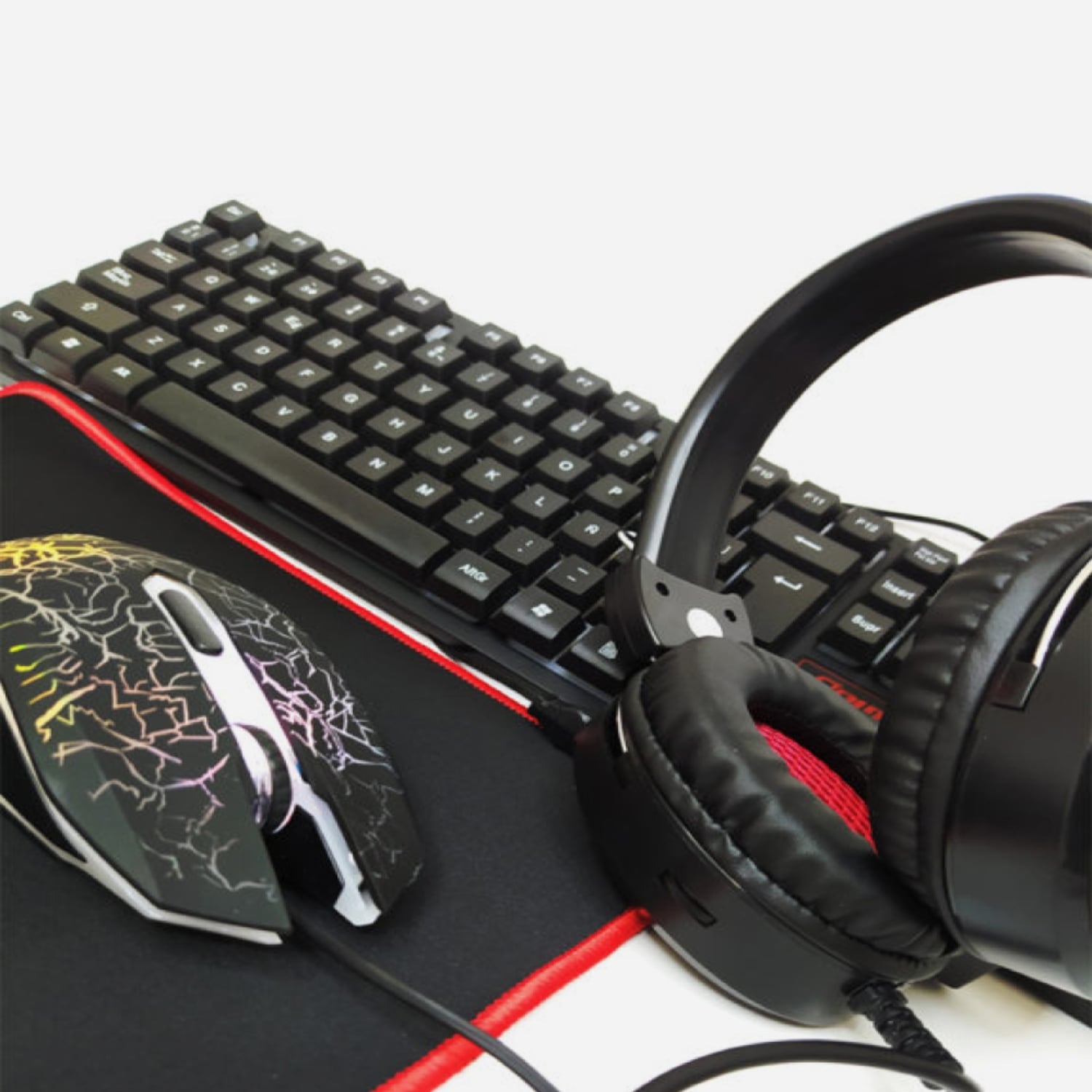 MOUSE INALÁMBRICO IMPORTCLICK KIT GAMER E-SPORT PRO 4 EN 1 TECLADO + + AURICULAR + PAD TEC.170 - 3