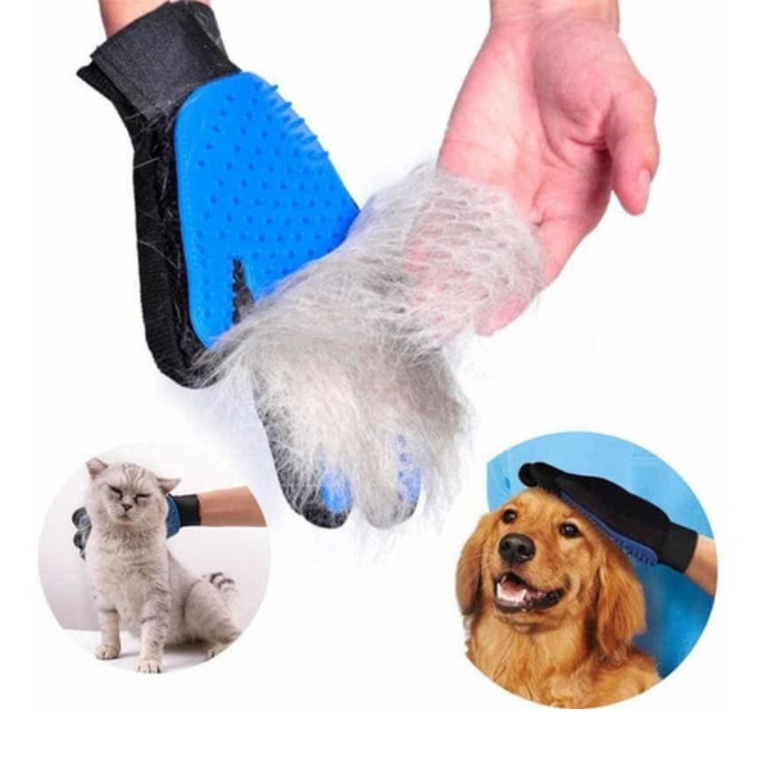GUANTE QUITA PELOS PELUSAS MASCOTAS PERRO GATO - 3