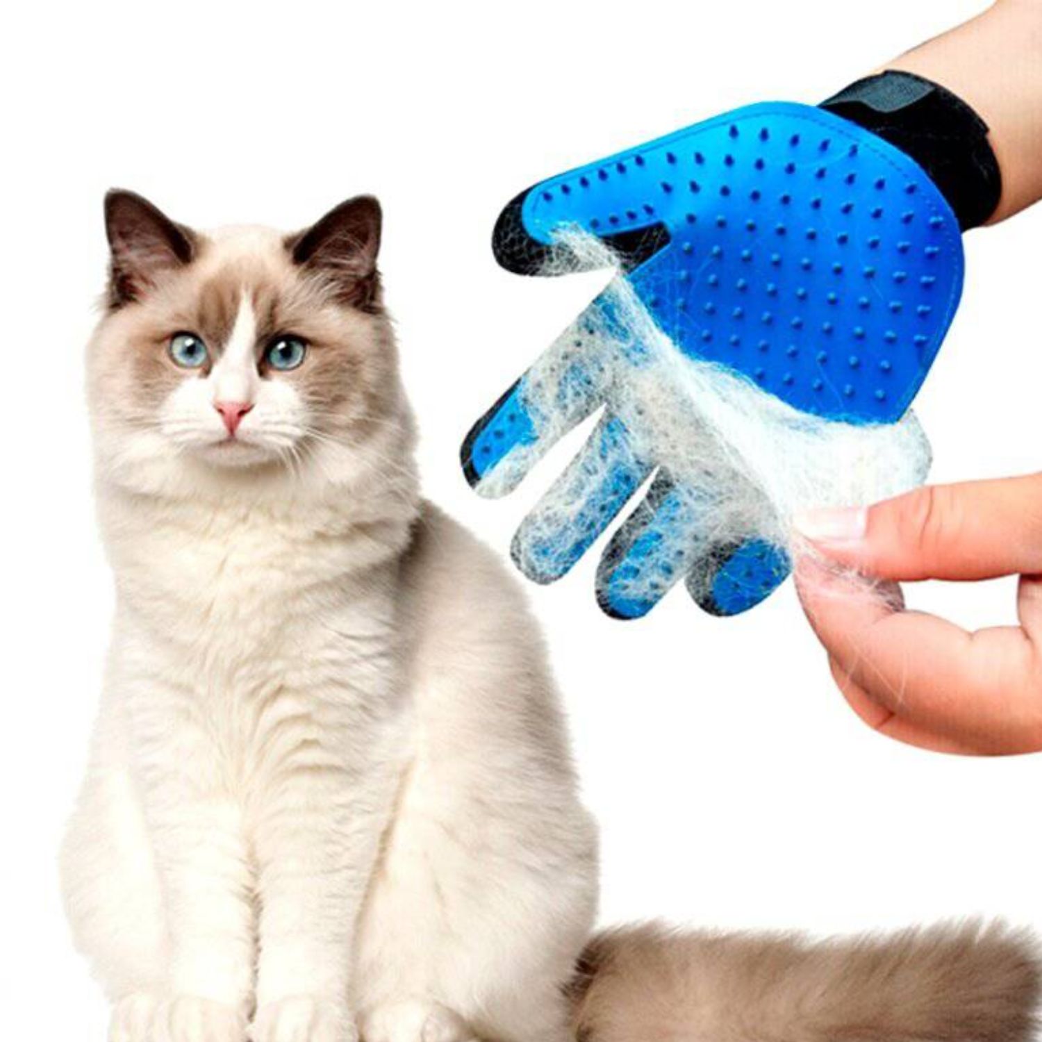 GUANTE QUITA PELOS PELUSAS MASCOTAS PERRO GATO - 5