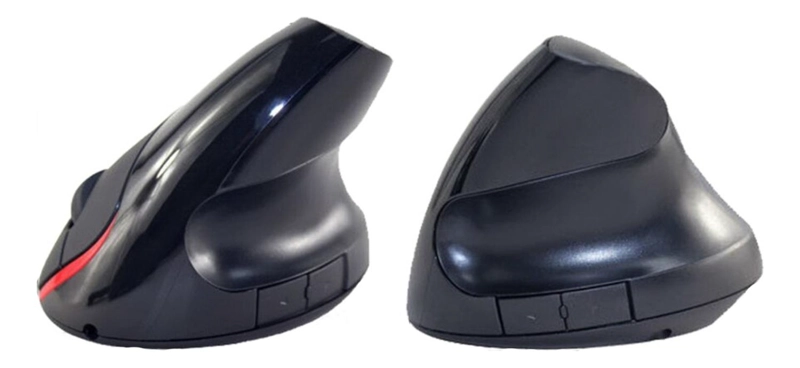 MOUSE INALÁMBRICO IMPORTCLICK VERTICAL ERGONÓMICO RECARGABLE USB NEGRO TEC.171 - 6