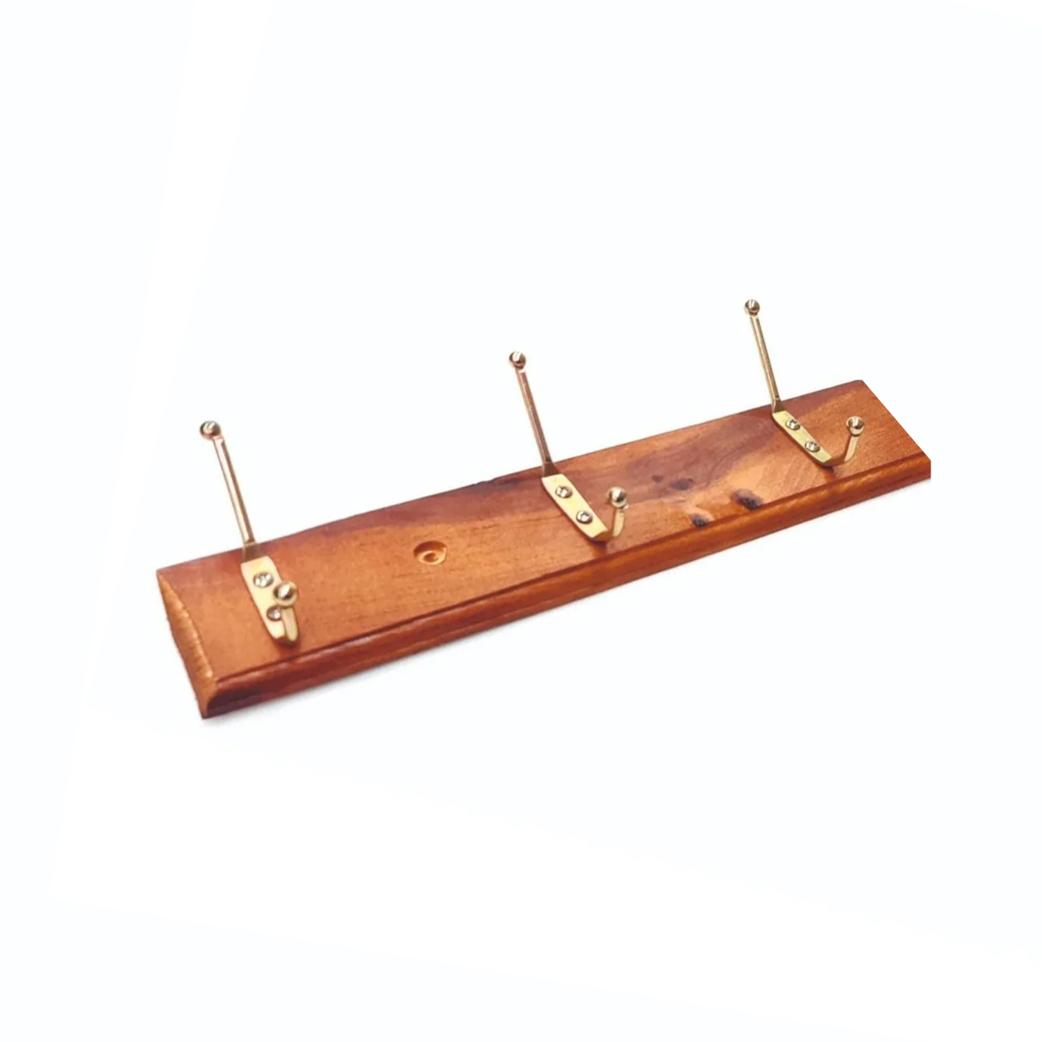 PERCHERO IMPORTCLICK HOG.394 3 GANCHOS METÁLICOS 30X7 CM MADERA - 2