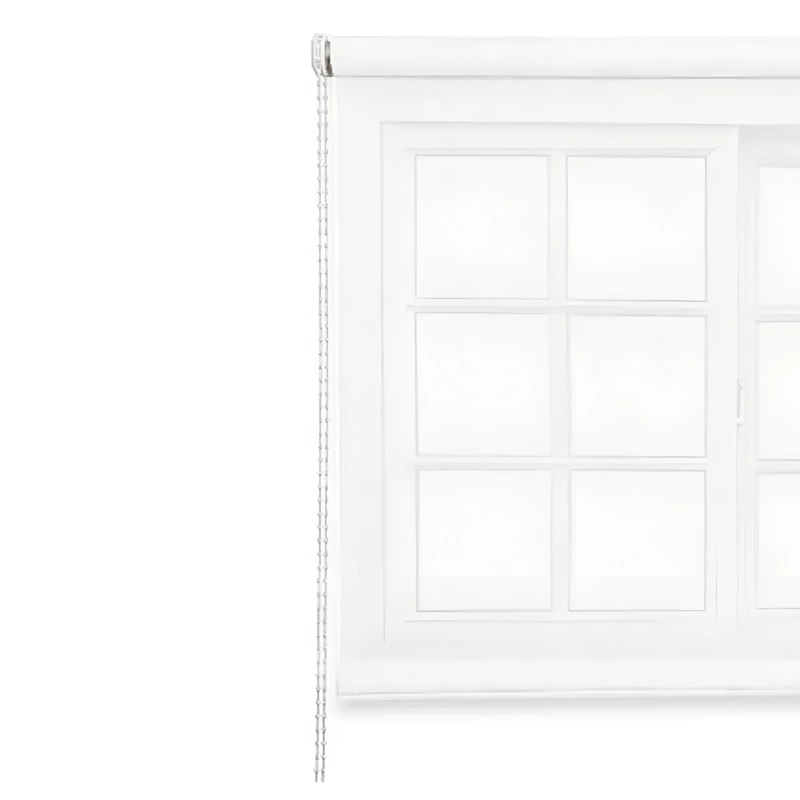 CORTINA ROLLER RUSTICA DELUXE 80X160 CM BLANCO - 2