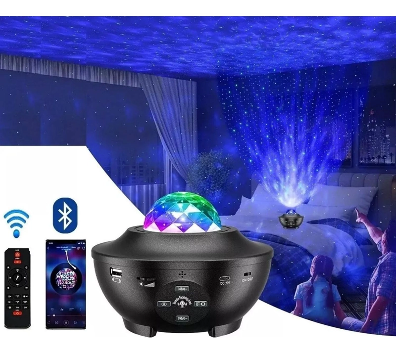 PROYECTOR IMPORTCLICK GALAXIA ESTRELLAS LED SONIDO BLUETOOTH - 2