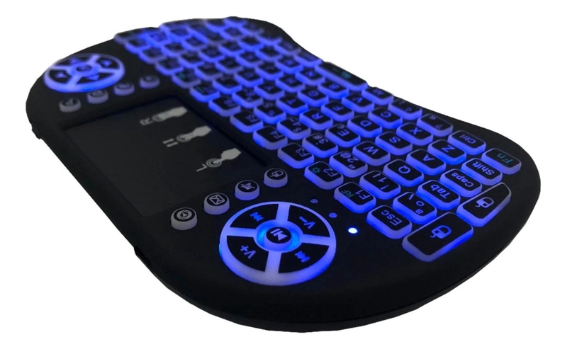 MINI TECLADO IMPORTCLICK 2 X 15 CM INALÁMBRICO TOUCHPAD SMART TV RETROILUMINADO - 4