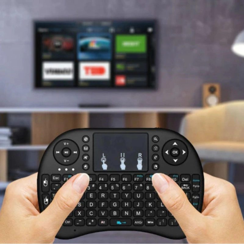 MINI TECLADO IMPORTCLICK 2 X 15 CM INALÁMBRICO TOUCHPAD SMART TV RETROILUMINADO - 6