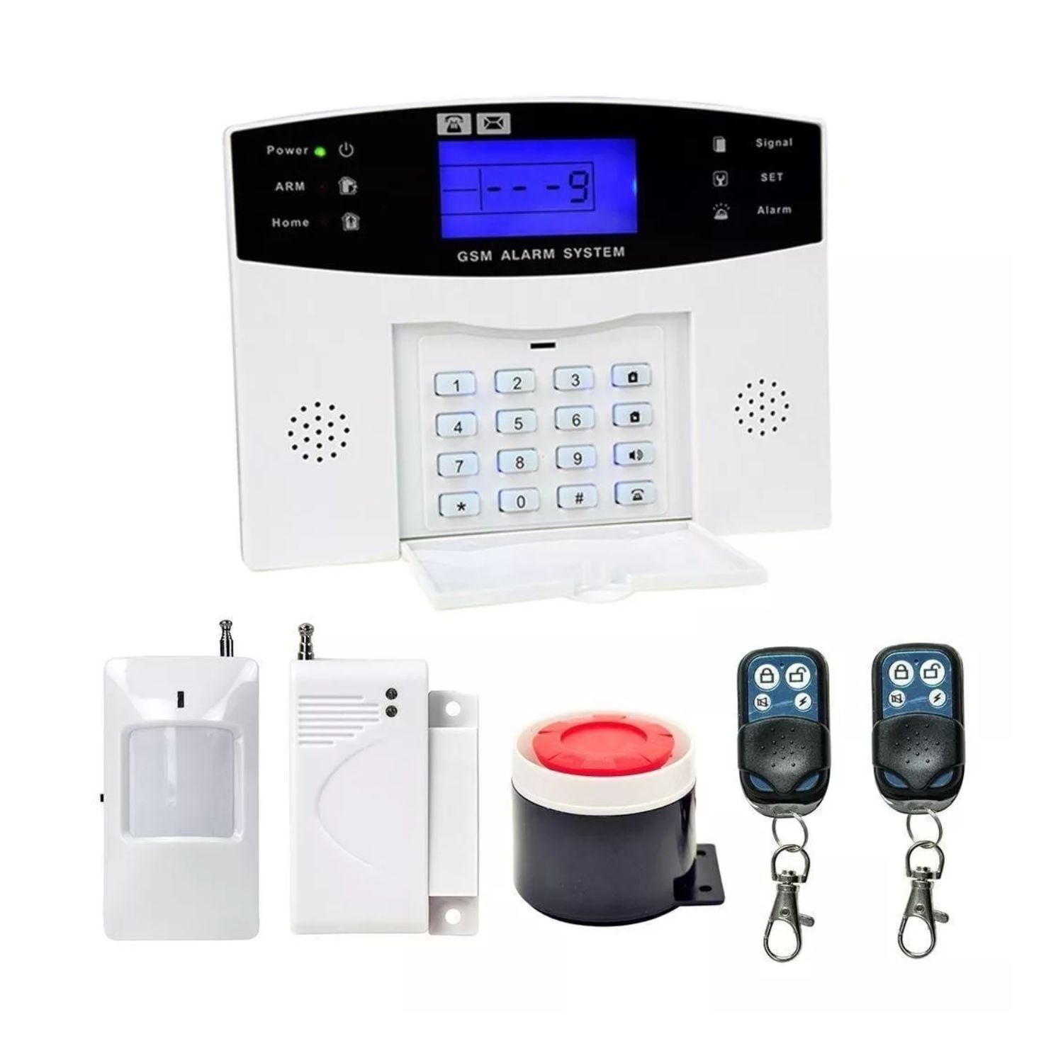 ALARMA IMPORTCLICK GSM INALÁMBRICA CASA OFICINA NEGOCIO AVISO CELULAR HOG.461 - 2