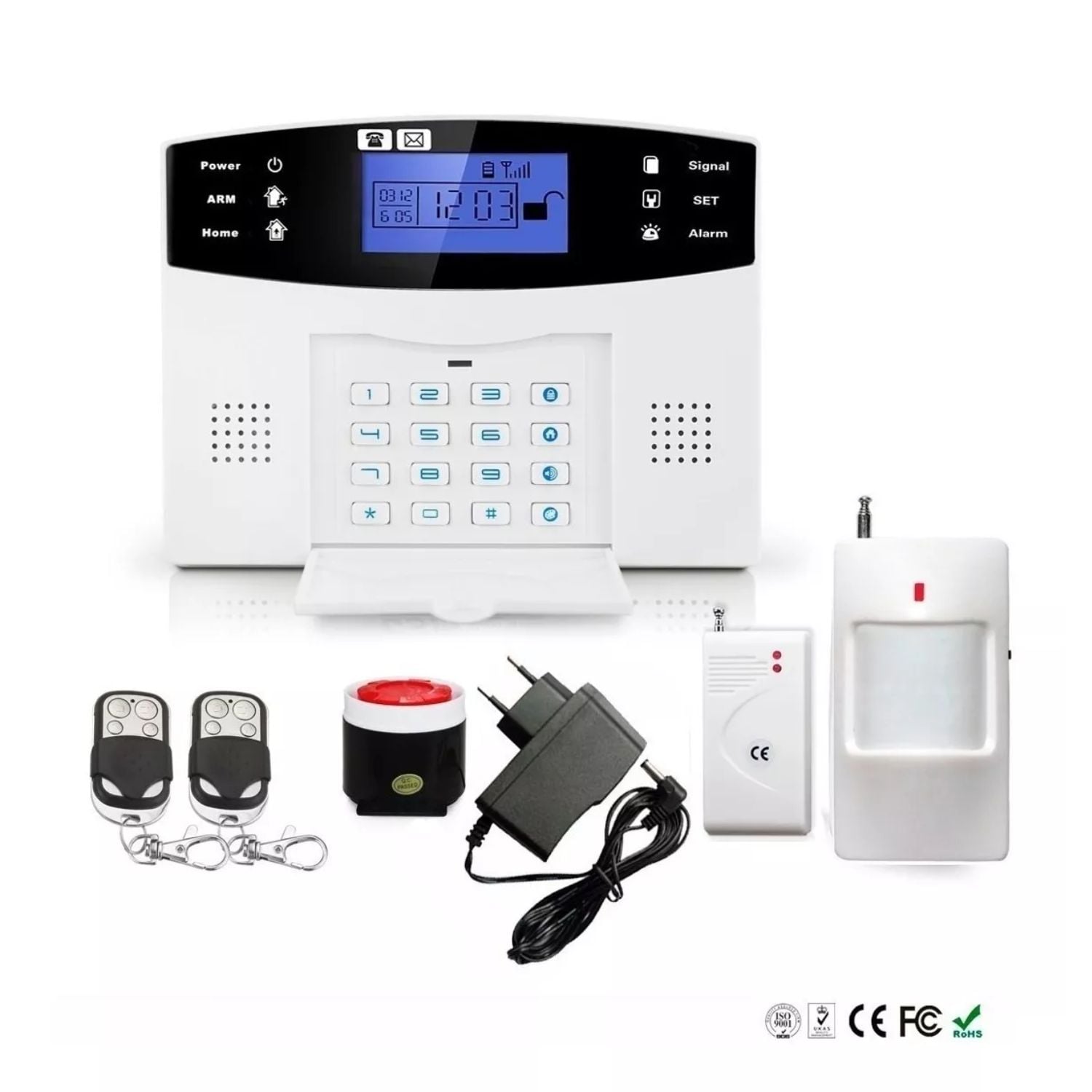 ALARMA IMPORTCLICK GSM INALÁMBRICA CASA OFICINA NEGOCIO AVISO CELULAR HOG.461 - 3
