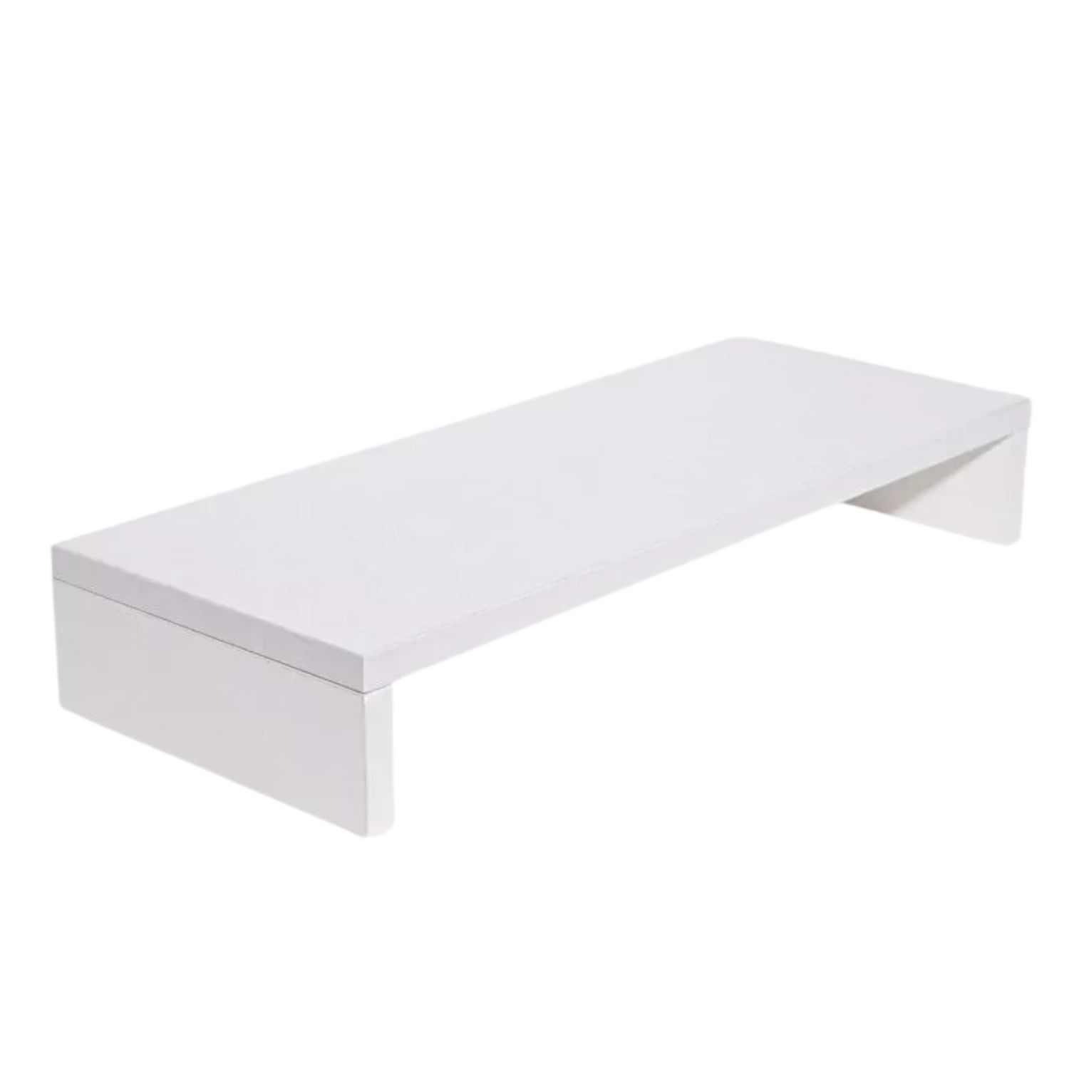 ORGANIZADOR IMPORTCLICK ESCRITORIO ALZADOR MONITOR MADERA BLANCO 49.8X8X20 CM - 1