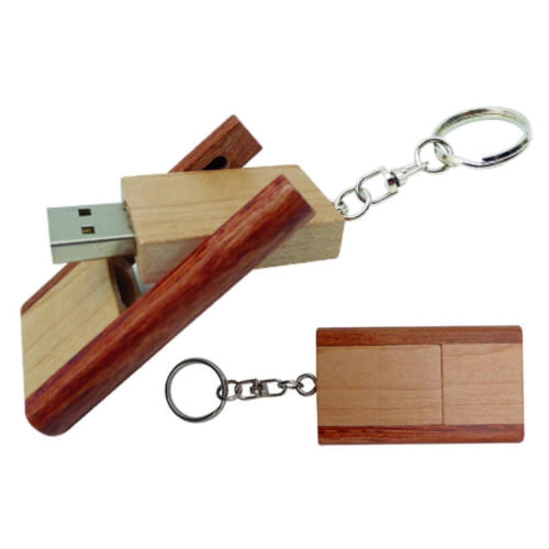 PENDRIVE IMPORTCLICK PLEGABLE MADERA LLAVERO 16 GB - 3