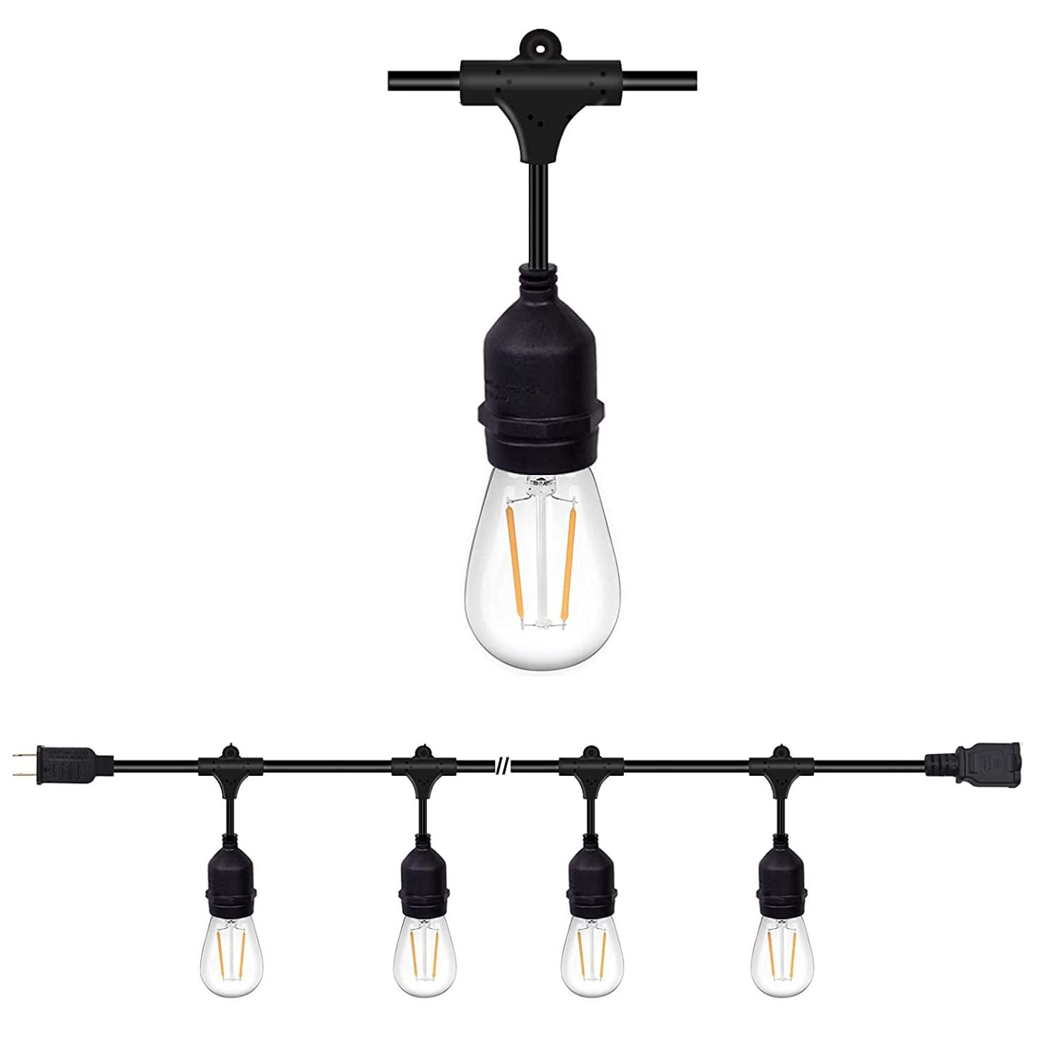 GUIRNALDA PORTA AMPOLLETAS IMPORTCLICK HOG.440 E27 EXTERIOR EVENTOS 10 MTS - 2