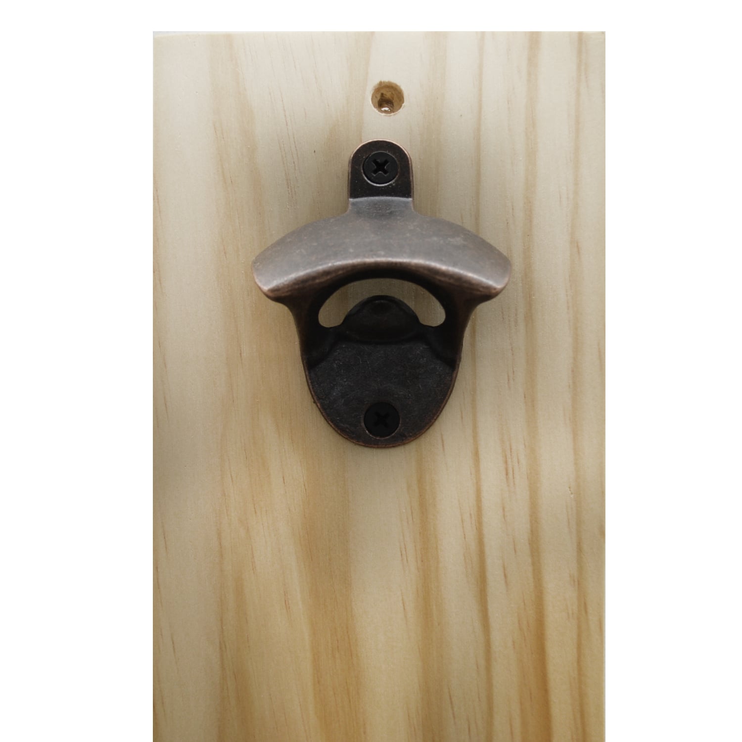 DESTAPADOR ABRIDOR CERVEZA PARED MADERA NATURAL - 3