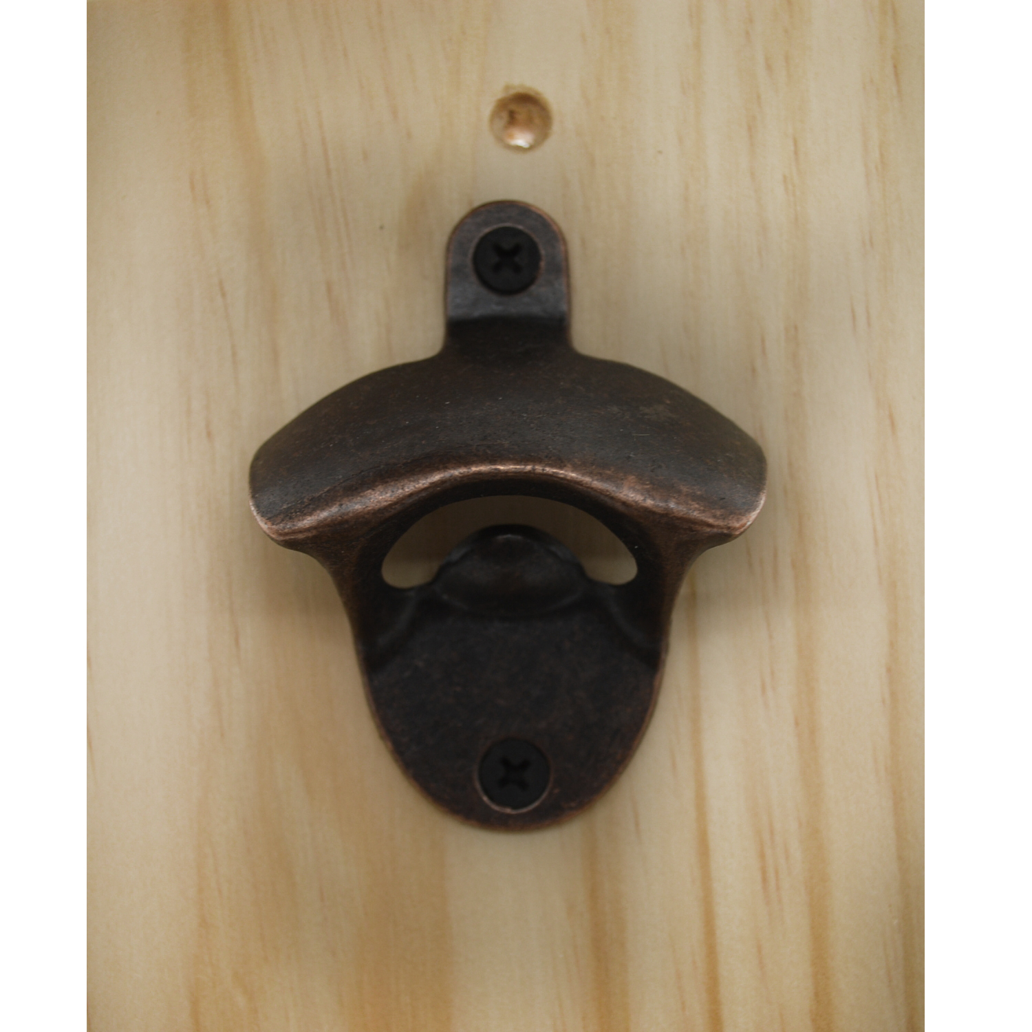 DESTAPADOR ABRIDOR CERVEZA PARED MADERA NATURAL - 5