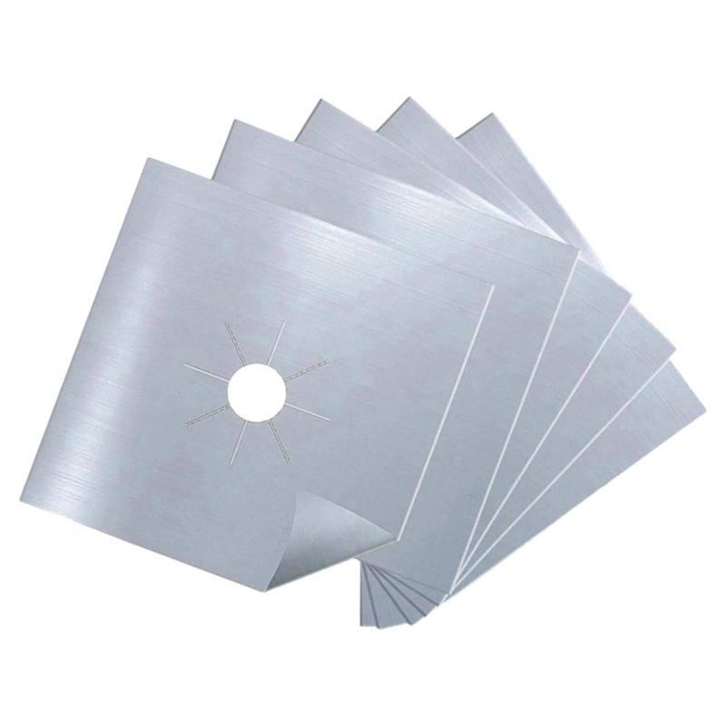 PACK 24 LAMINAS ALUMINIO PROTECTOR COCINA A GAS - 2
