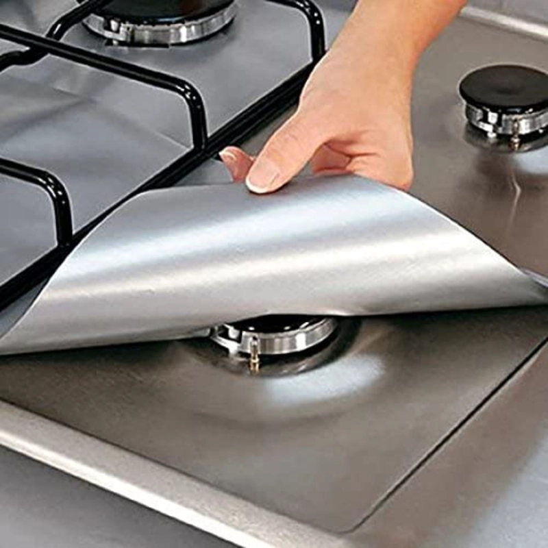PACK 24 LAMINAS ALUMINIO PROTECTOR COCINA A GAS - 5