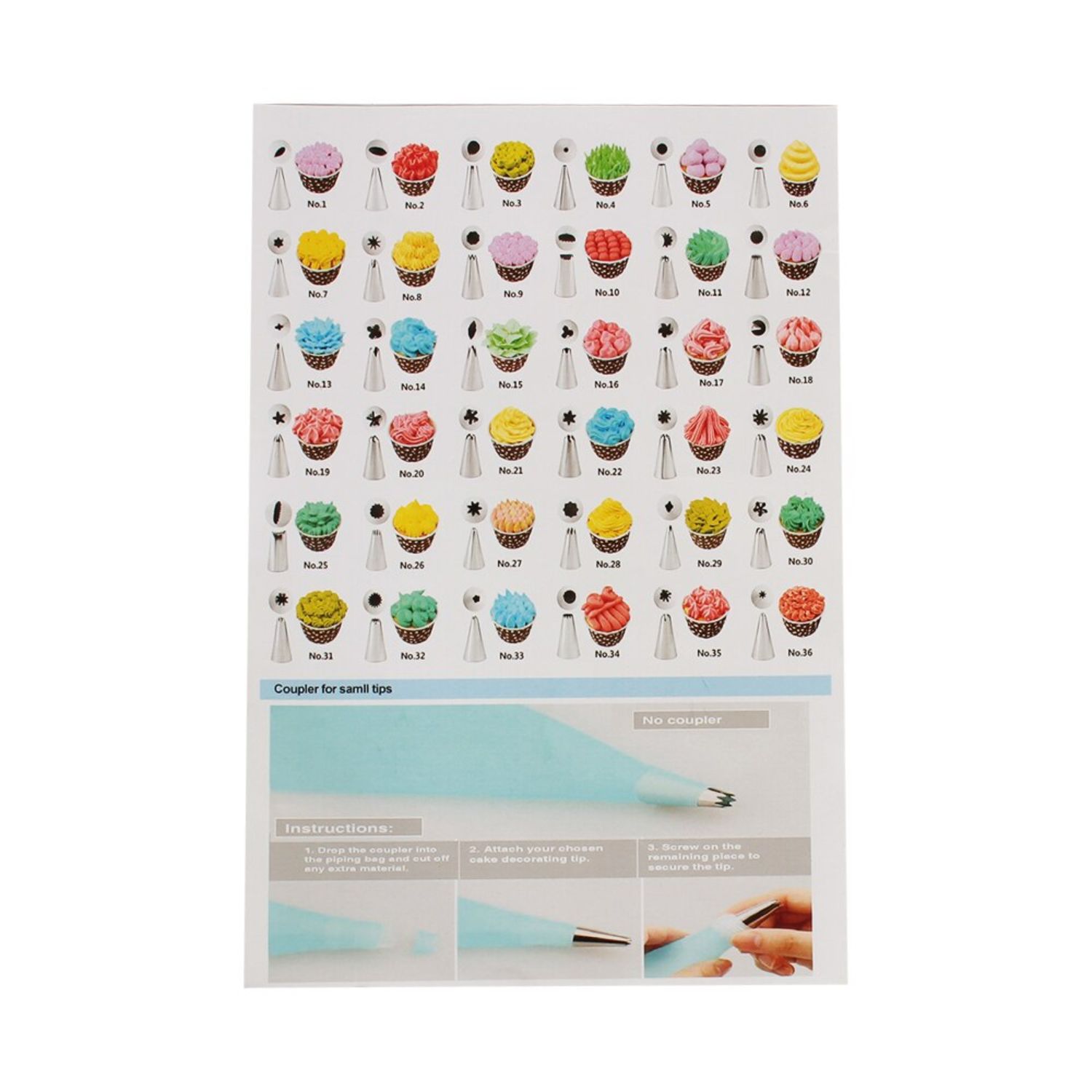 KIT MALETA DECORACIÓN REPOSTERÍA 236 PIEZAS HERRAMIENTAS 3 NIVELES - 9