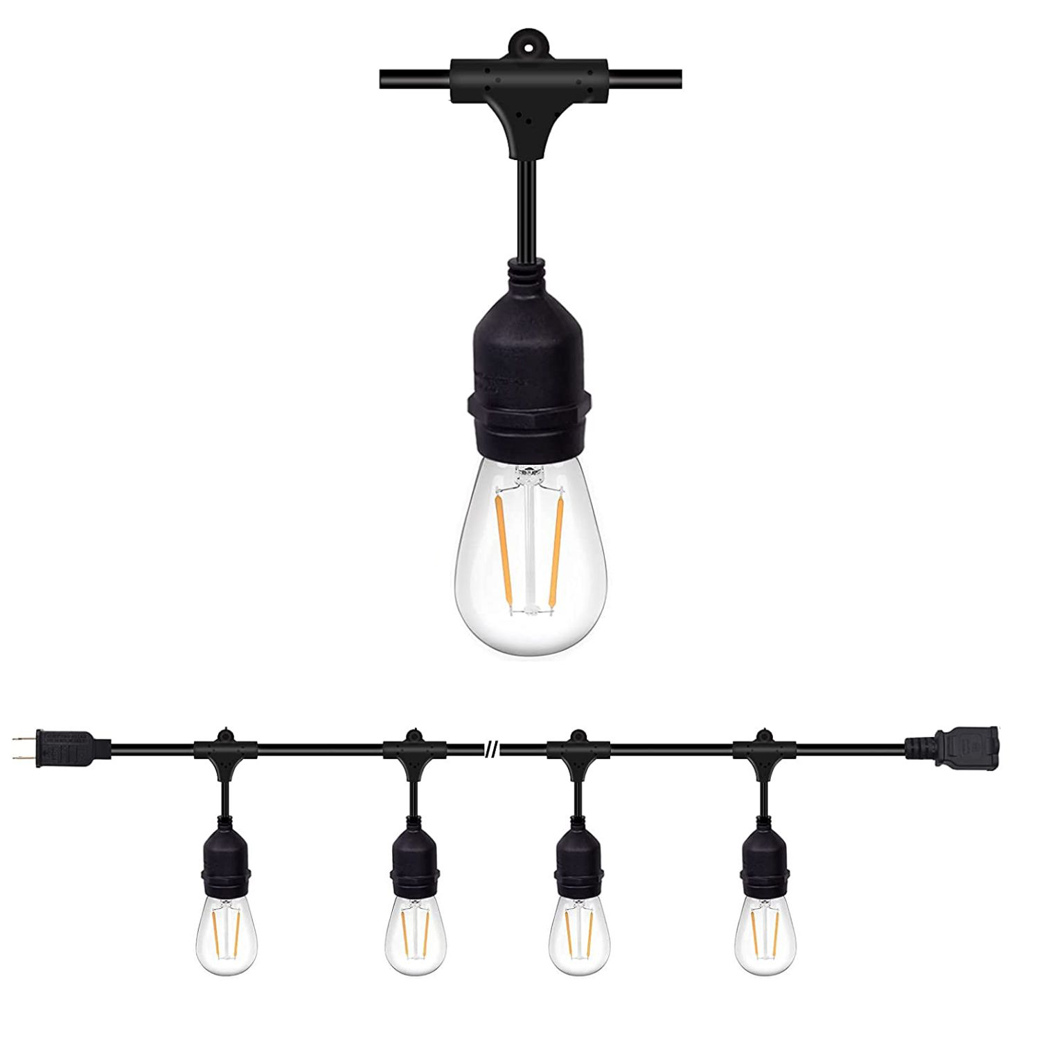 GUIRNALDA PORTA AMPOLLETAS IMPORTCLICK HOG.439 E27 EXTERIOR EVENTOS 5 MTS - 2