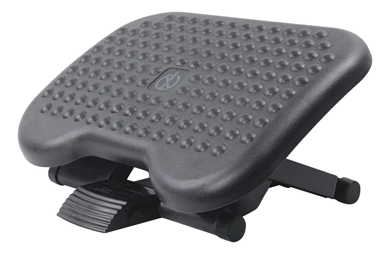 REPOSA APOYA PIES IMPORTCLICK HOG.441 NEGRO AJUSTABLE ERGONÓMICO RELAX TRABAJO - 1