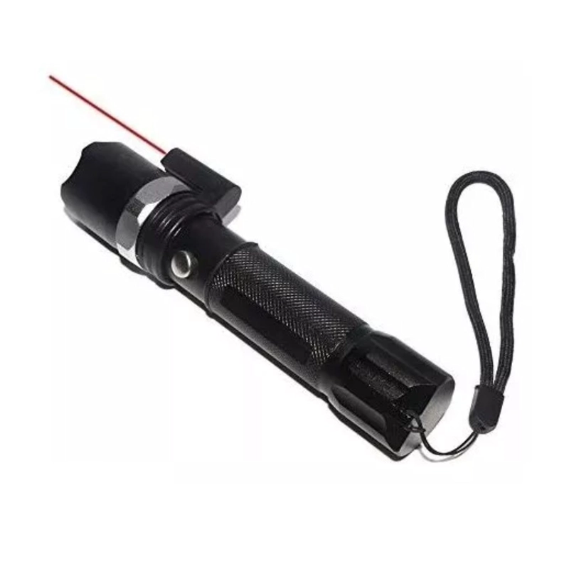 LINTERNA IMPORTCLICK HOG.488 ALUMINIO LASER ROJO TÁCTICA SWAT ZOOM - 2