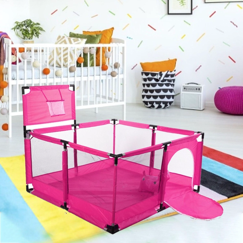CORRAL IMPORTCLICK INF.76 BEBÉS PISCINA JUEGO INTERACTIVO ROSADO PALO ROSA - 4