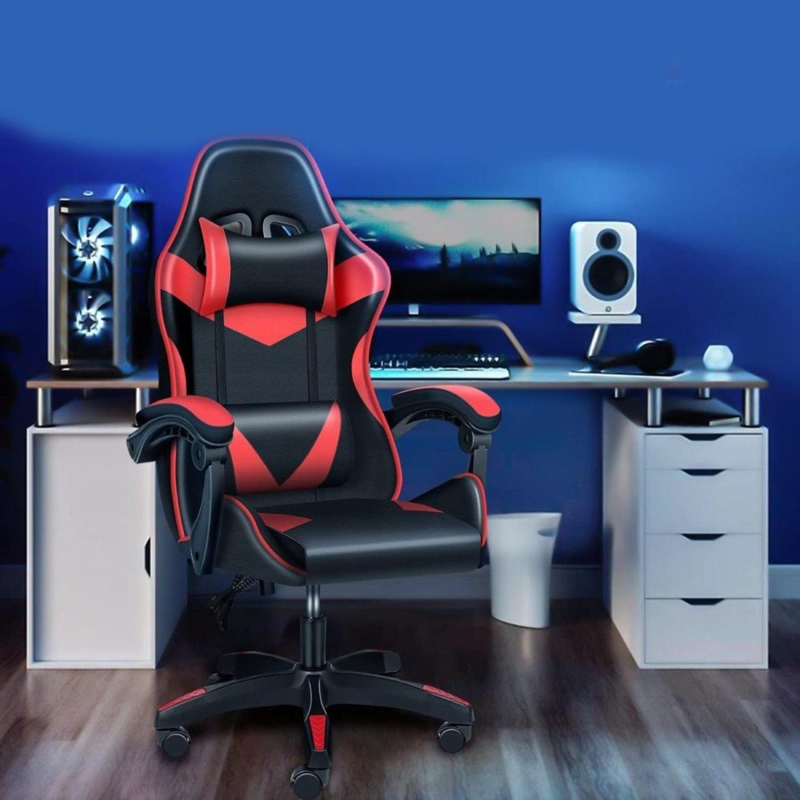 SILLA GAMER PROFESIONAL OFICINA ROJA - 8