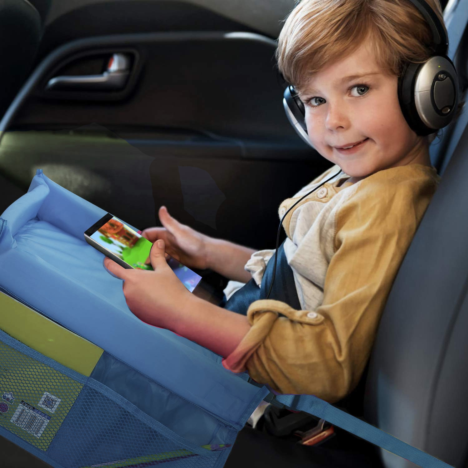 MESA VIAJE INFANTIL AUTOMÓVIL IMPORTCLICK CELESTE - 6