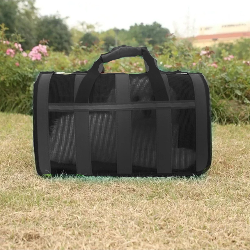 CANIL PERROS BOLSO TRANSPORTE IMPORTCLICK NEGRO 34X24X23 CM - 5