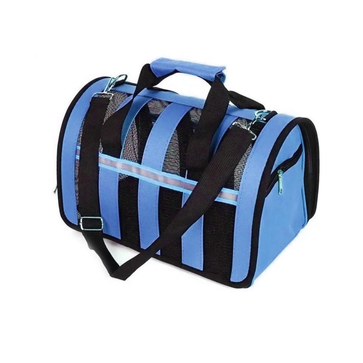 CANIL PERROS BOLSO TRANSPORTE IMPORTCLICK AZUL 34X24X23 CM - 2