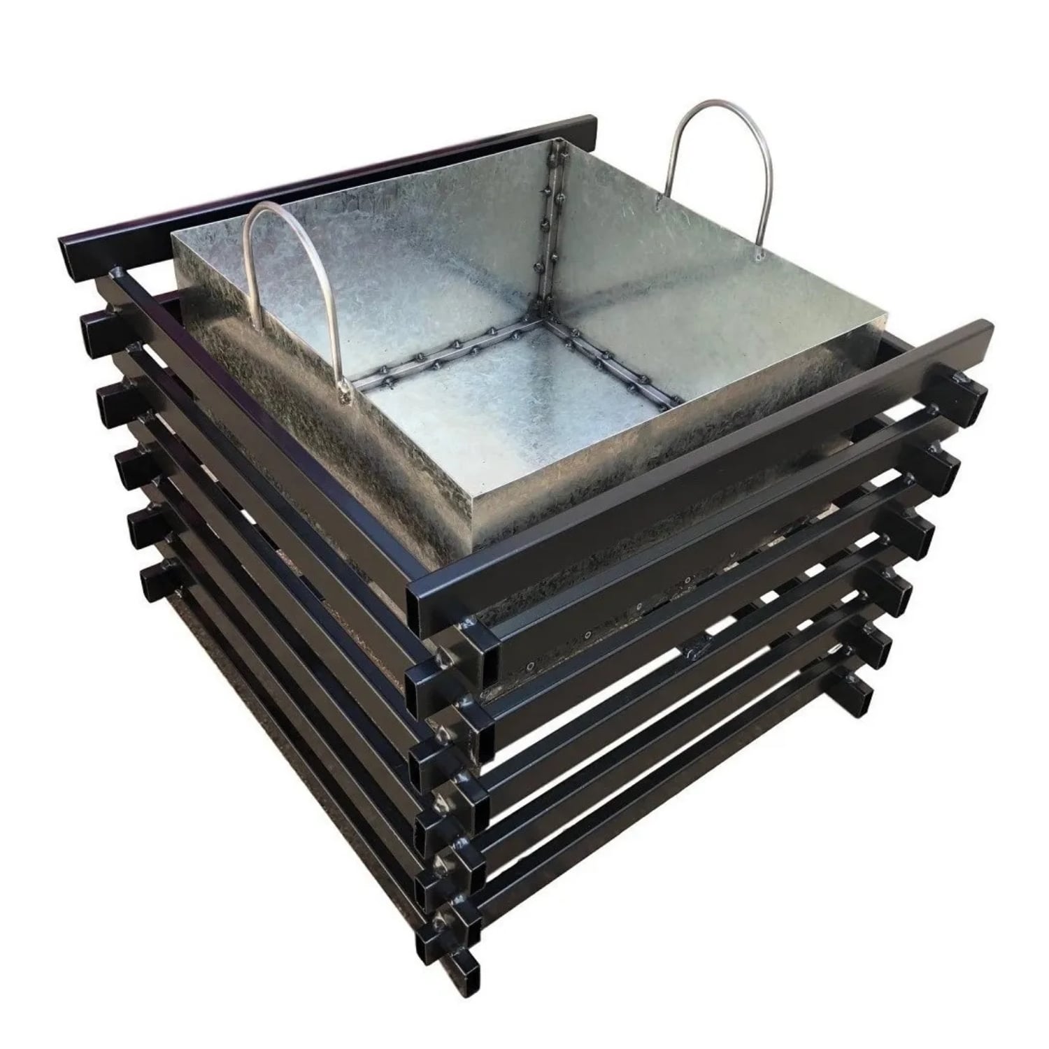 FOGÓN BRASERO FIERRO TERRAZA 53X53X45 CM - 3