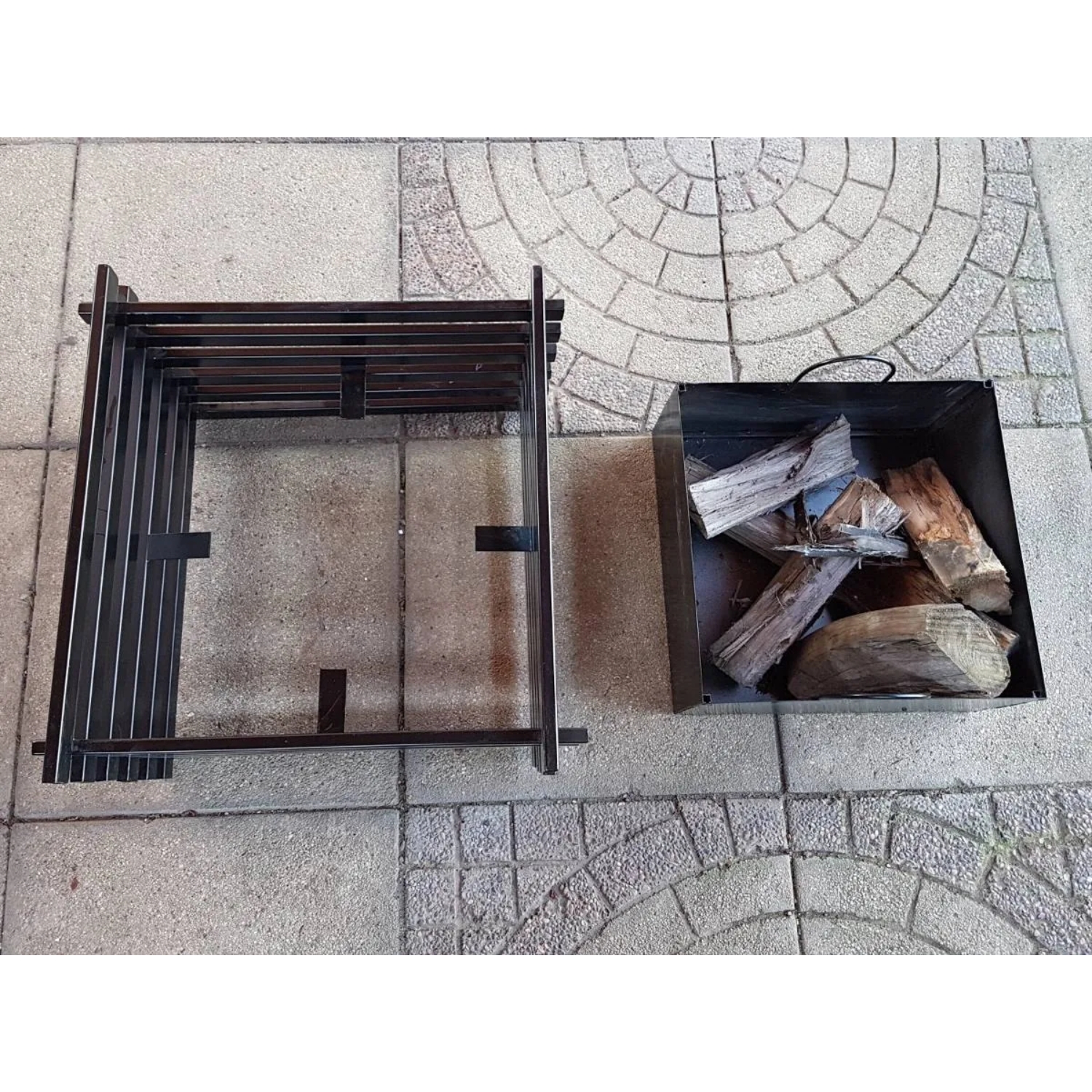 FOGÓN BRASERO FIERRO TERRAZA 53X53X45 CM - 7