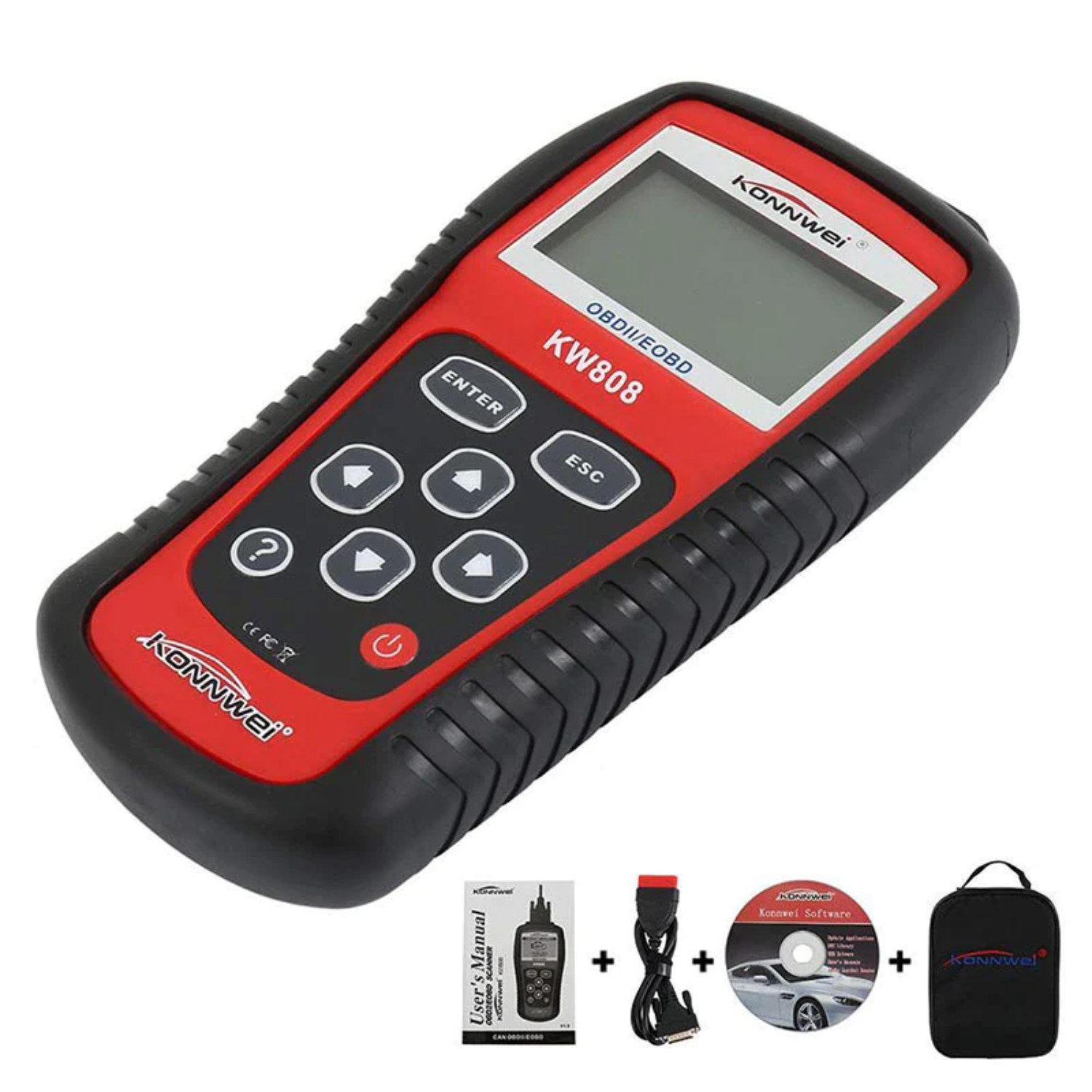 ESCÁNER DIGITAL IMPORTCLICK DIAGNÓSTICO PARAMÉTRICO AUTO ROJO - 7