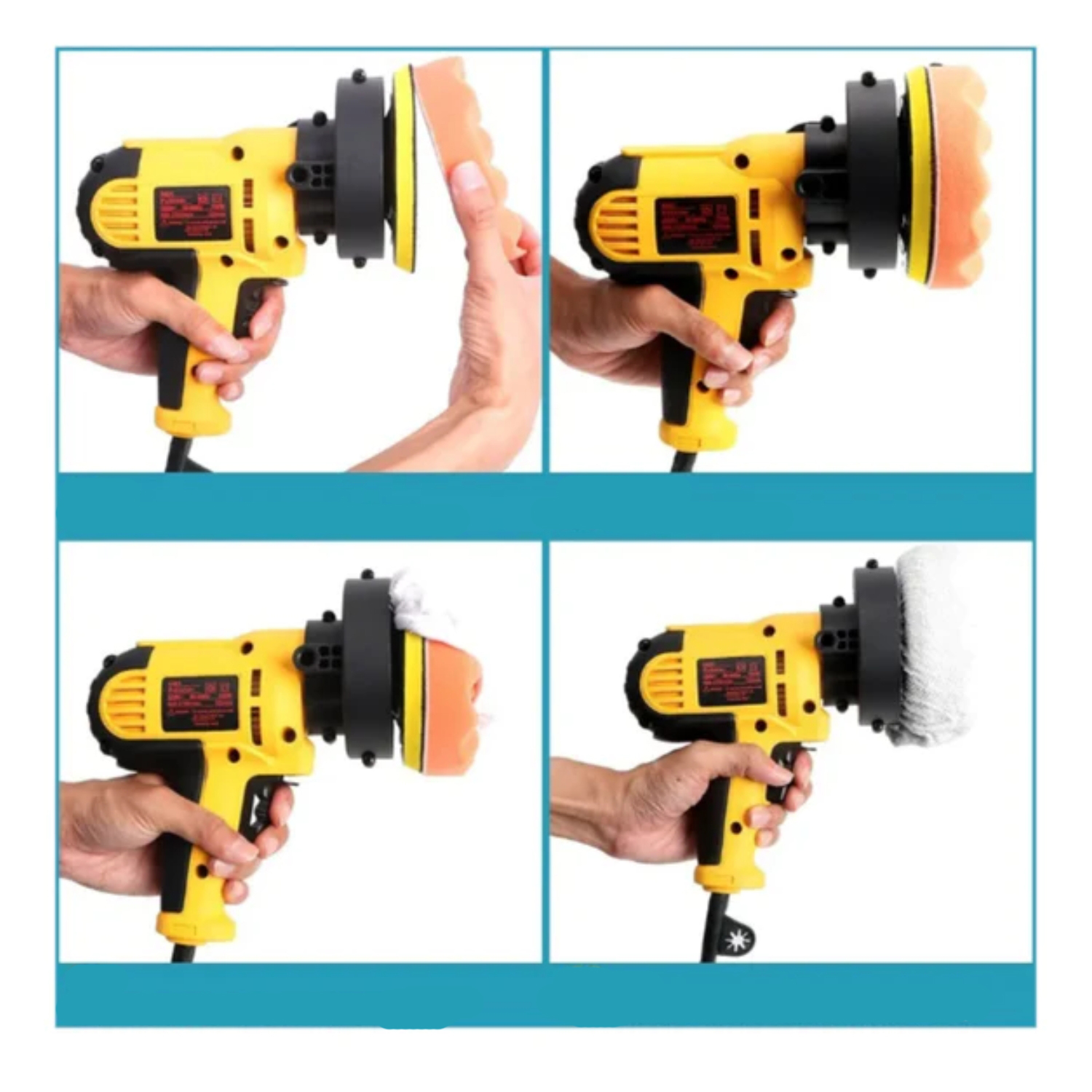 MÁQUINA PULIDORA IMPORTCLICK LIJADORA AUTO PORTÁTIL - 6