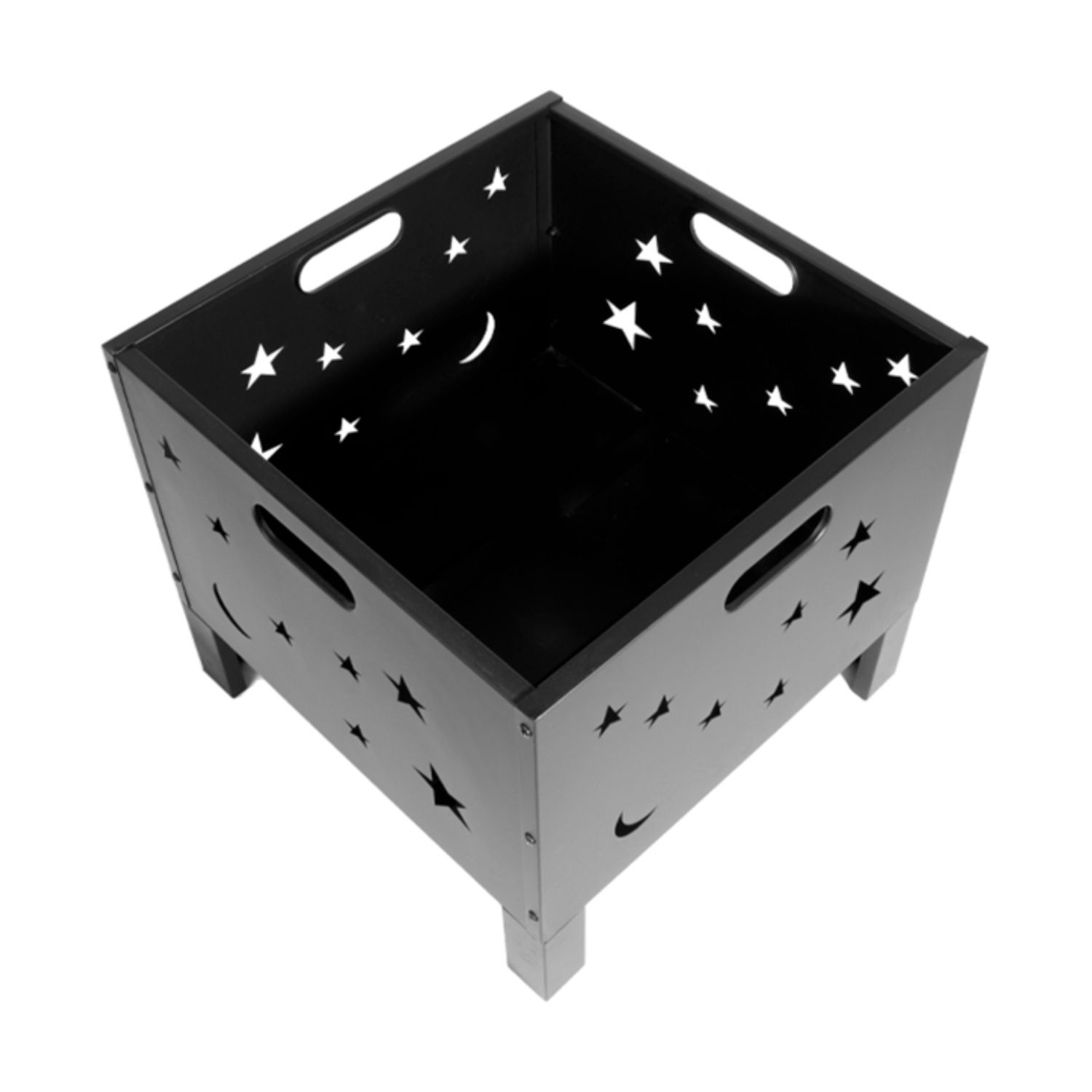 FOGÓN BRASERO METÁLICO FIGURAS 50X50X33 CM - 4