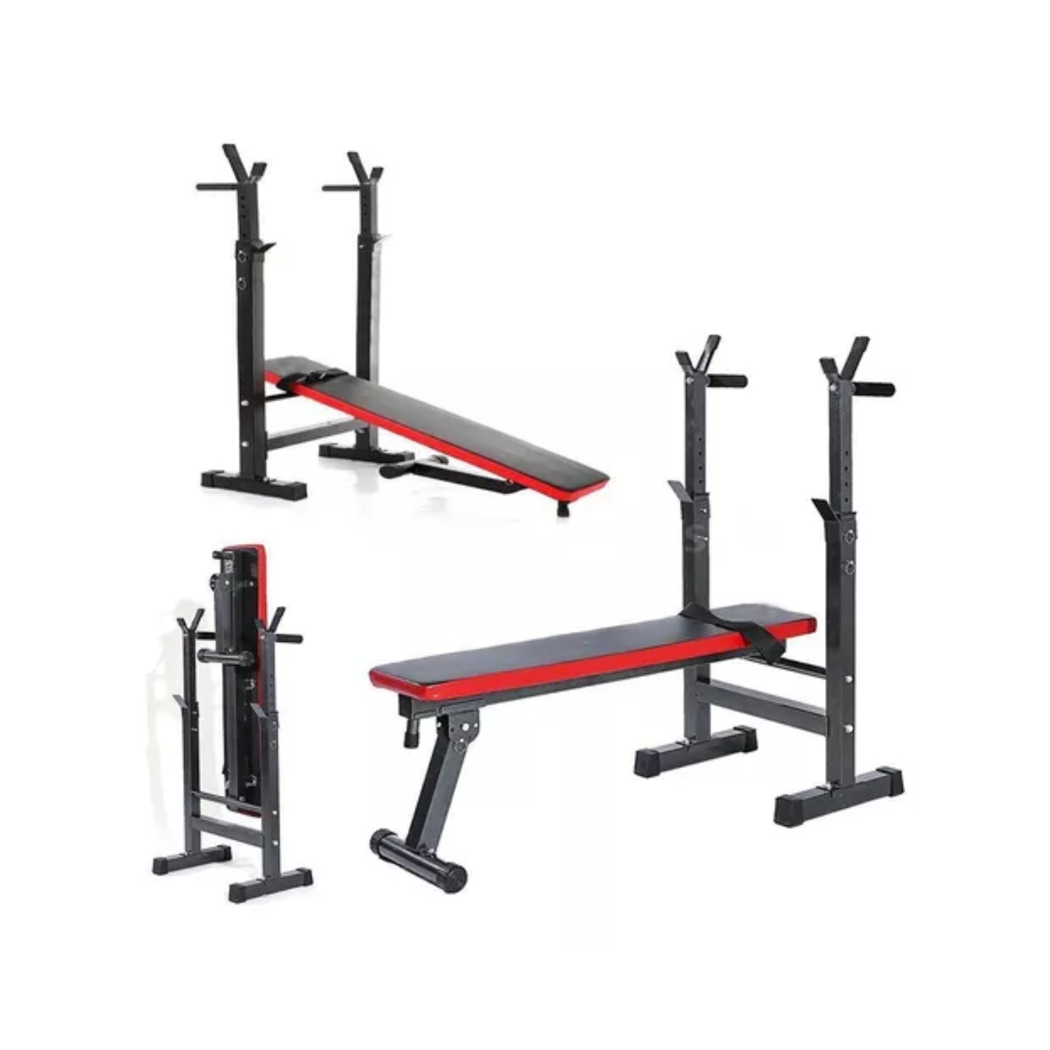 BANCO PLEGABLE IMPORTCLICK SOPORTE BARRA GYM - 4