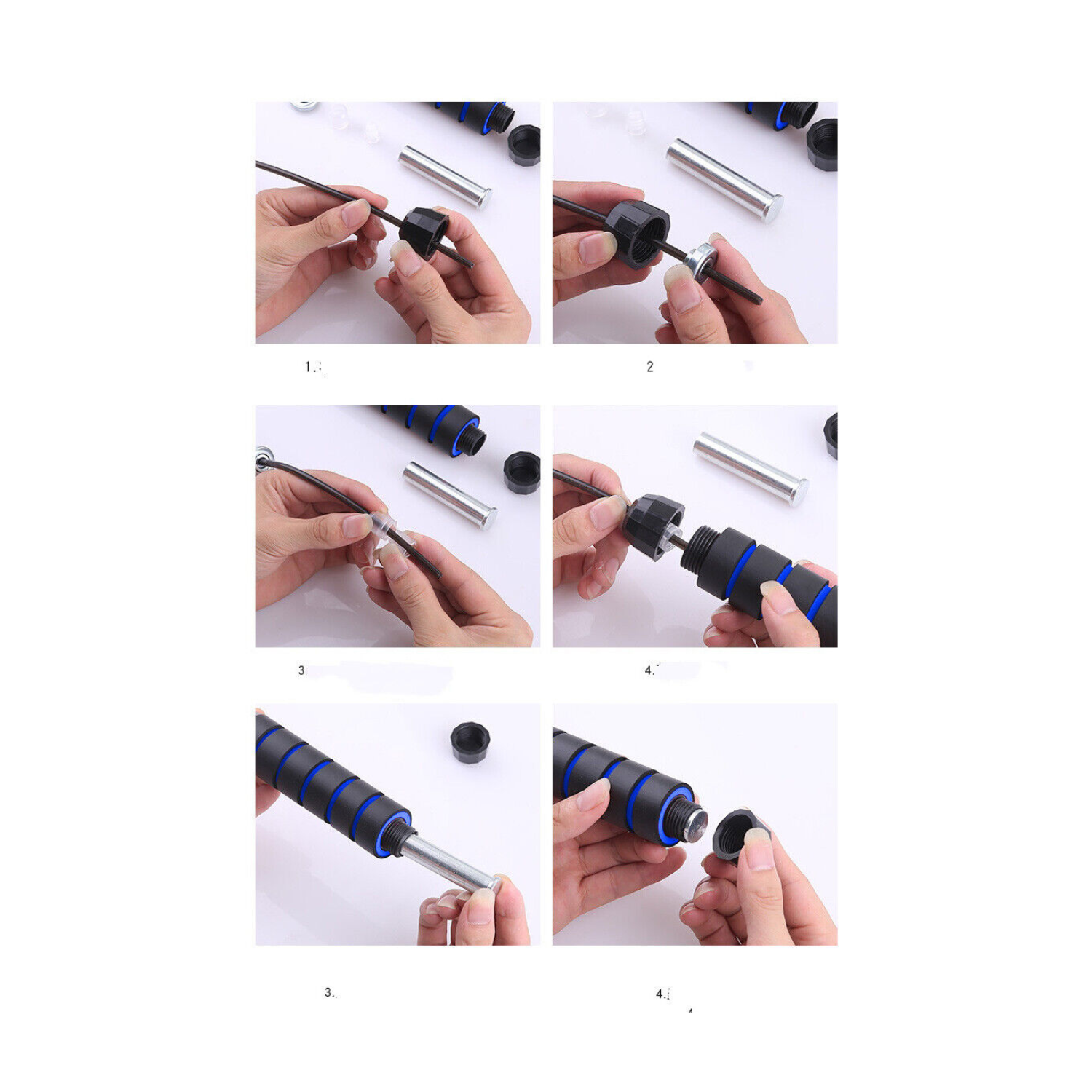 CUERDA SALTAR IMPORTCLICK CARDIO CROSSFIT DEPORTE AZUL - 6