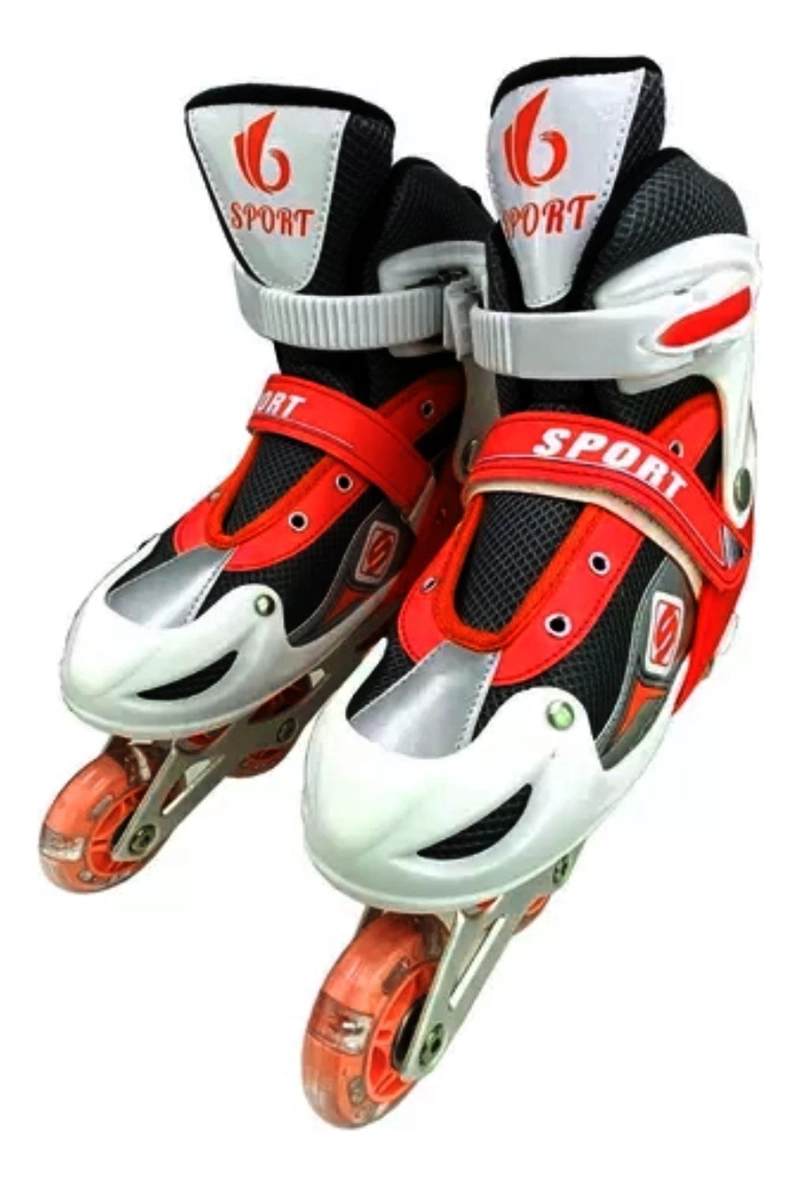 PATINES IMPORTCLICK ROLLER LÍNEA JUVENILES AJUSTABLE ROJO L - 2