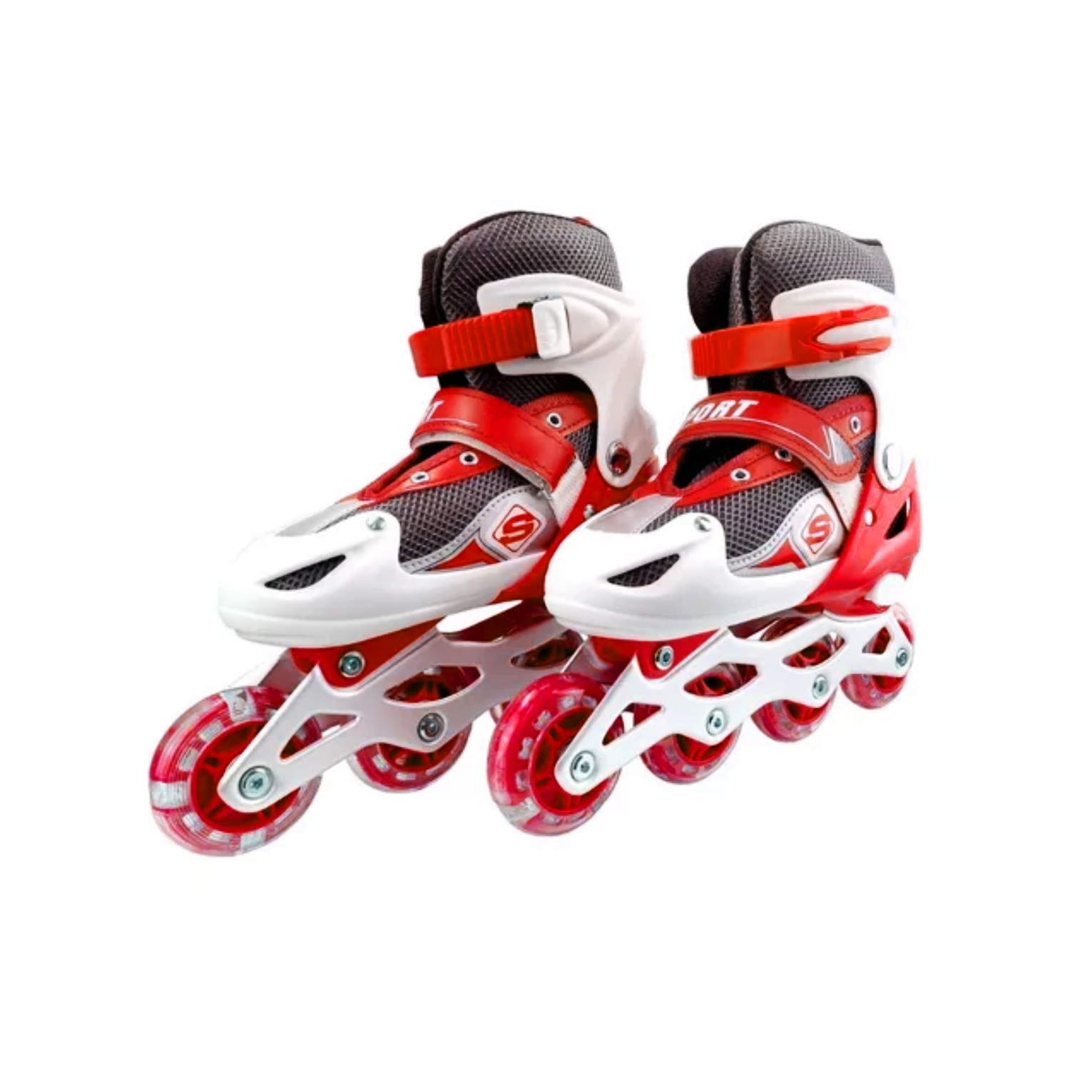 PATINES IMPORTCLICK ROLLER LÍNEA JUVENILES AJUSTABLE ROJO S - 1