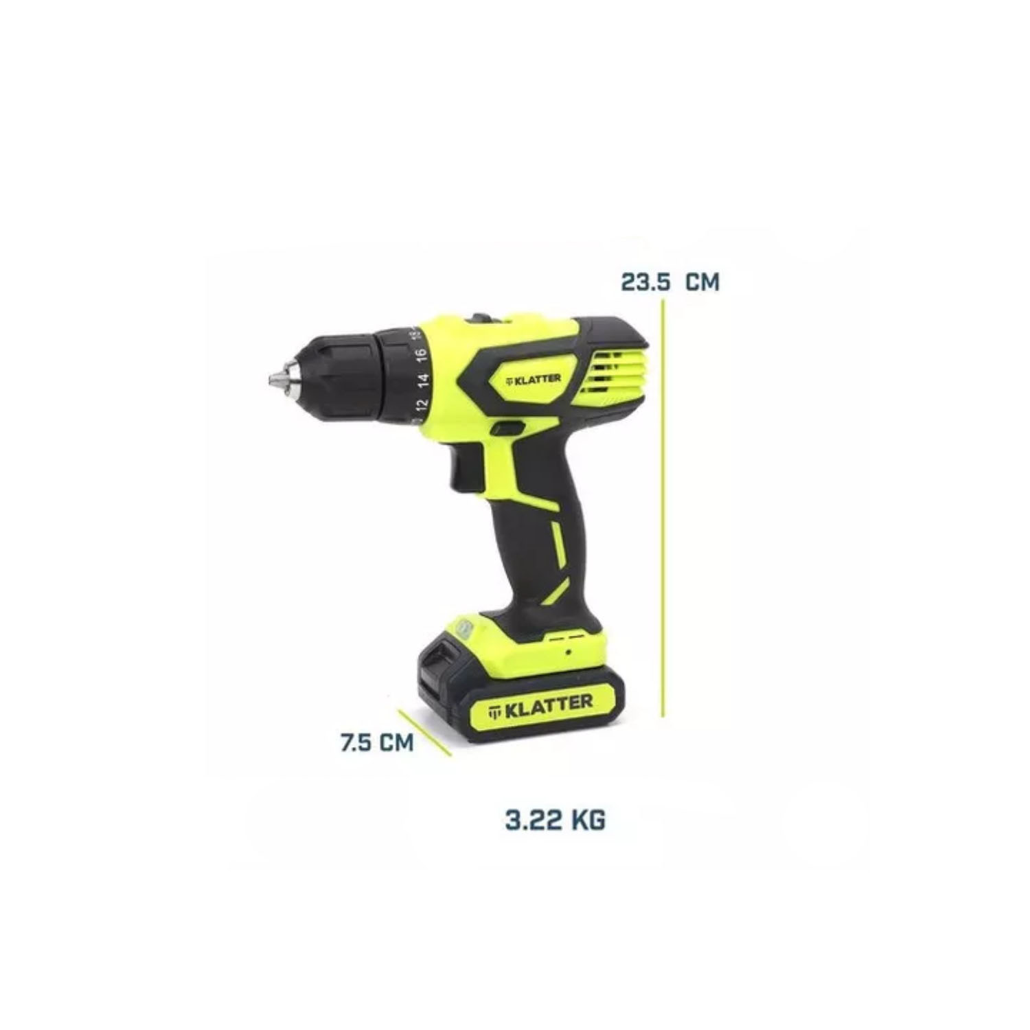 TALADRO ATORNILLADOR IMPORTCLICK HER.36 14 V INALÁMBRICO 10 MM - 5
