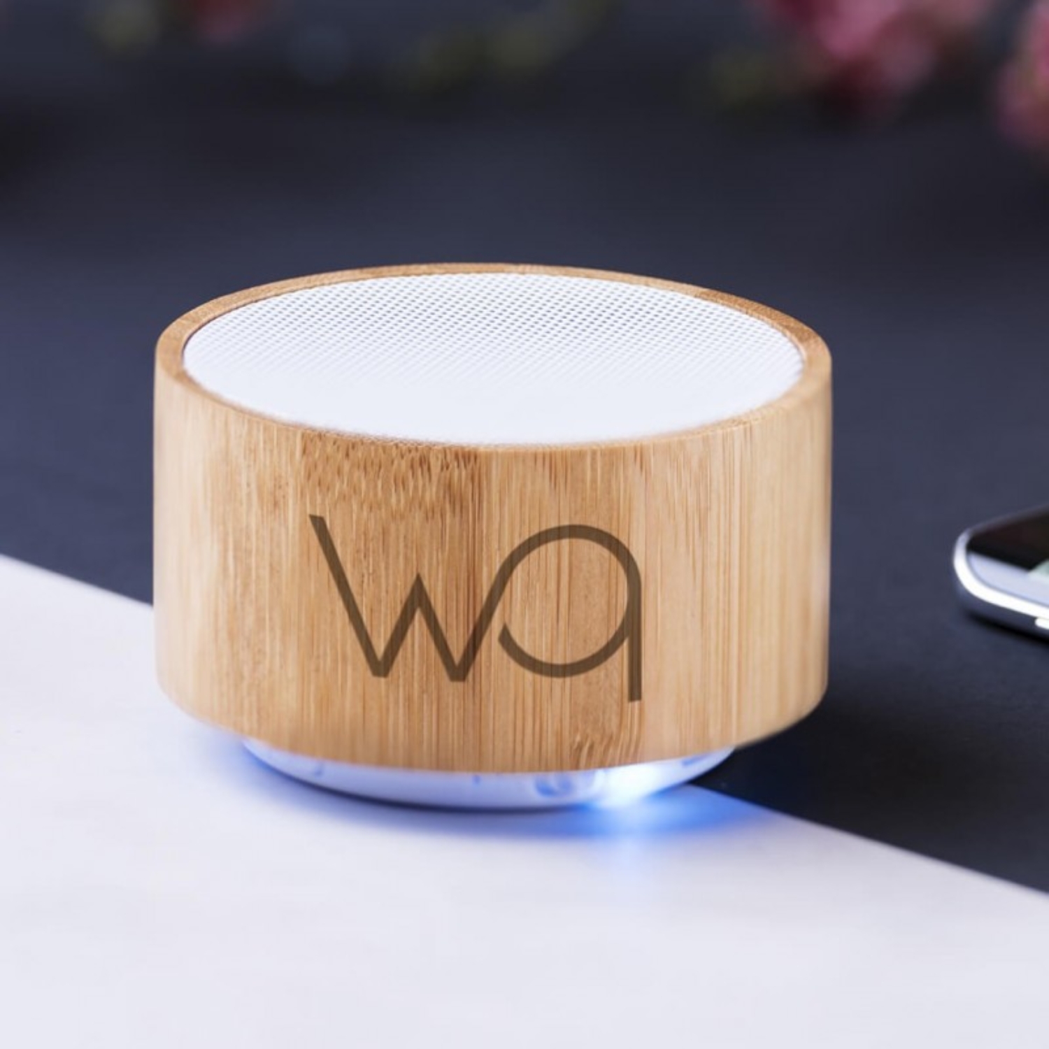 PARLANTE BLUETOOTH IMPORTCLICK BAM.16 ALTAVOZ RECARGABLE USB BAMBÚ - 5