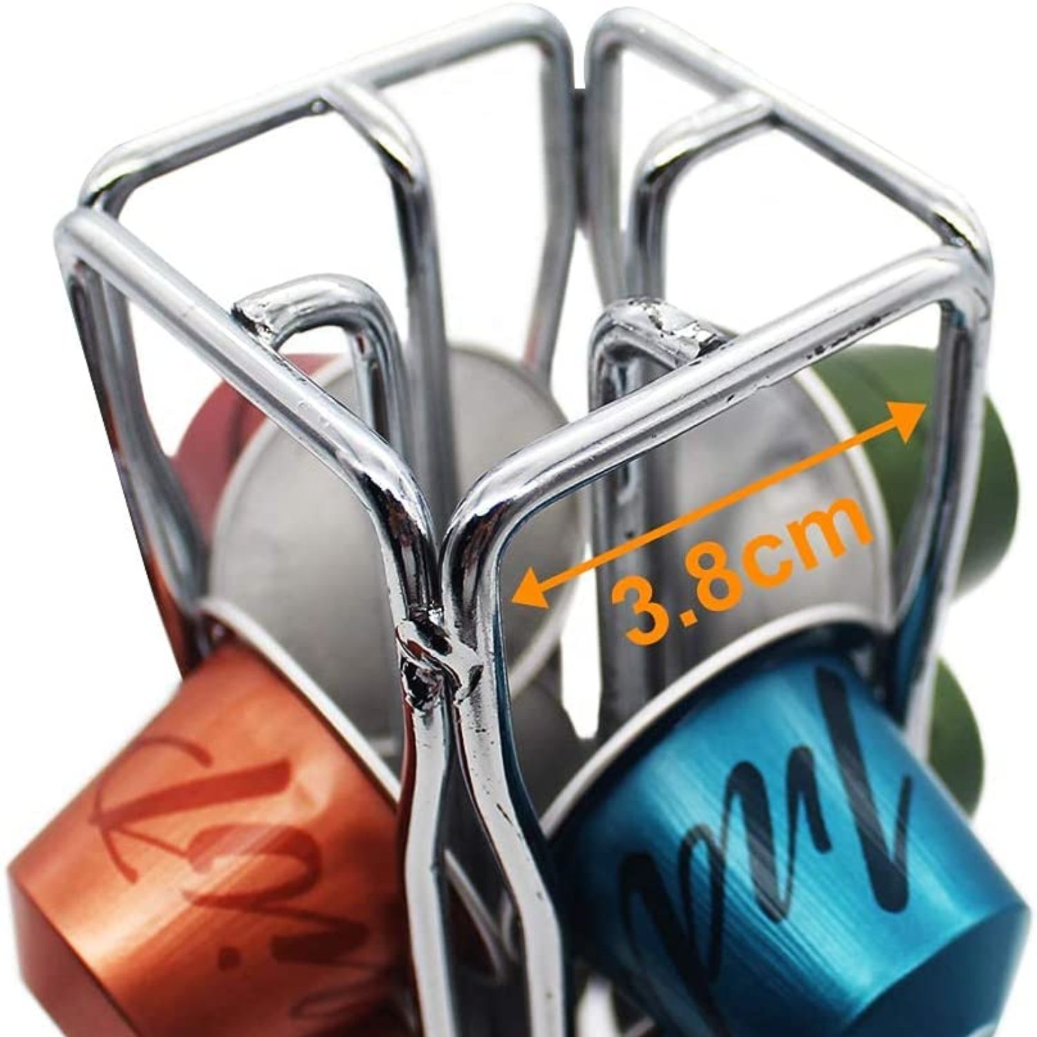 PORTA 40 CÁPSULAS IMPORTCLICK HOG.452 NESPRESSO GIRATORIO 36X11 CM METAL - 2