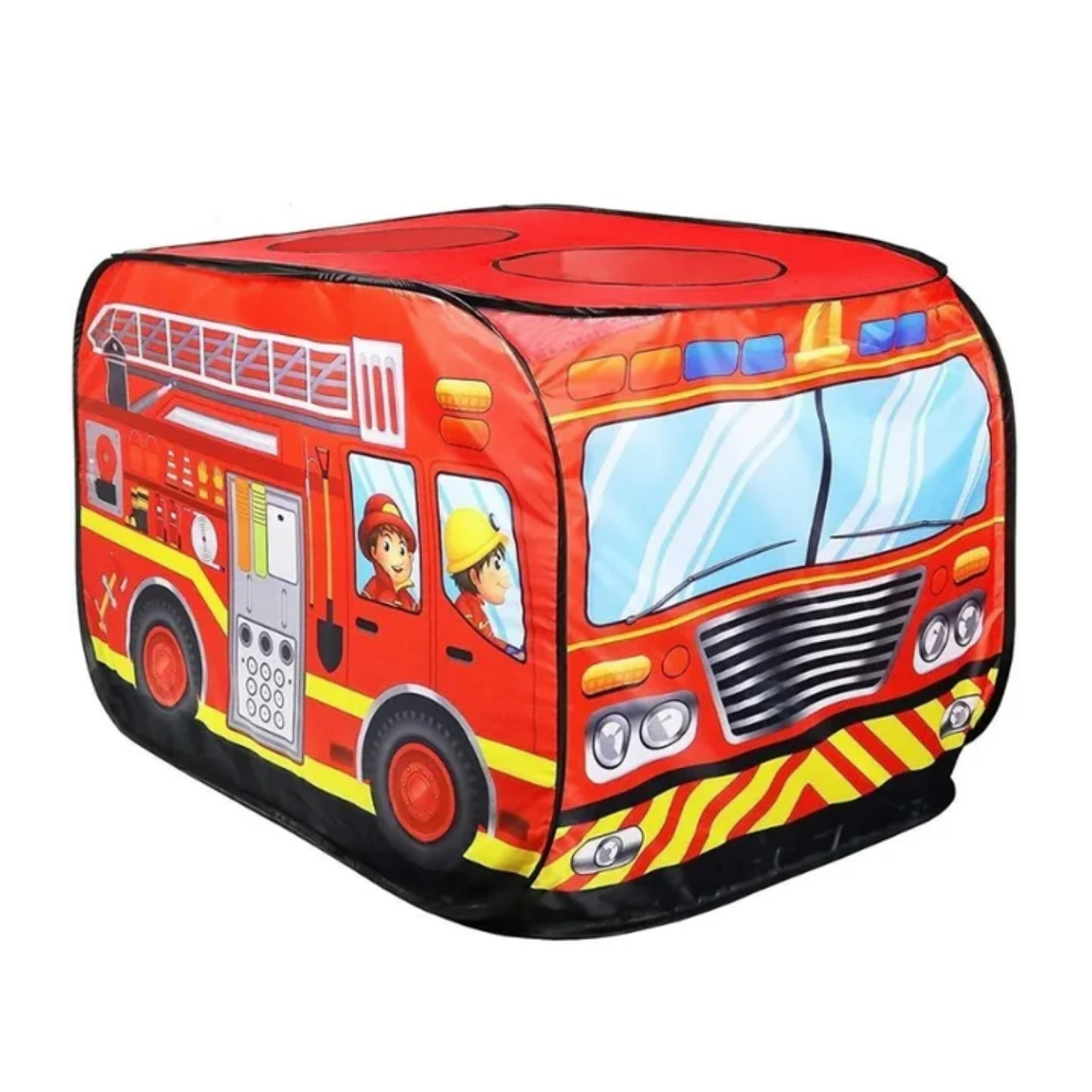 CARPA ARMABLE CENTRO JUEGOS CAMIÓN BOMBEROS INFANTIL 112X72X72 CM - 2