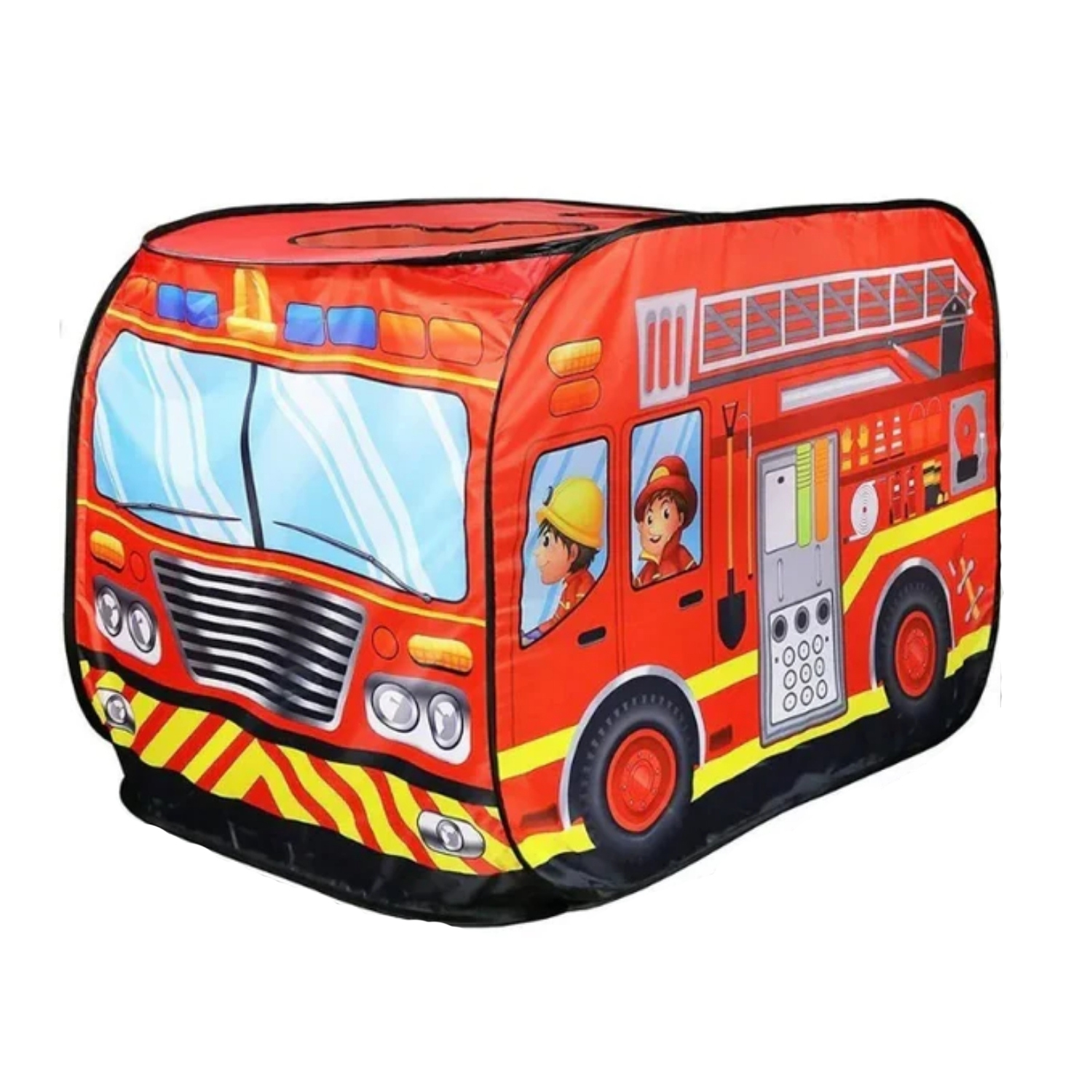 CARPA ARMABLE CENTRO JUEGOS CAMIÓN BOMBEROS INFANTIL 112X72X72 CM - 3