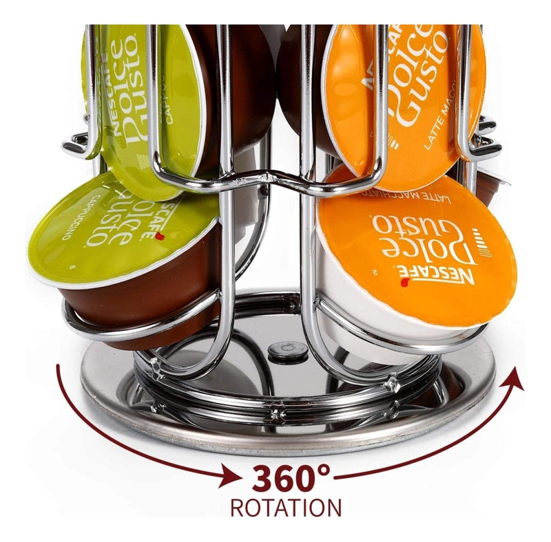 PORTA 32 CÁPSULAS IMPORTCLICK HOG.451 DOLCE GUSTO GIRATORIO 360° METAL - 3