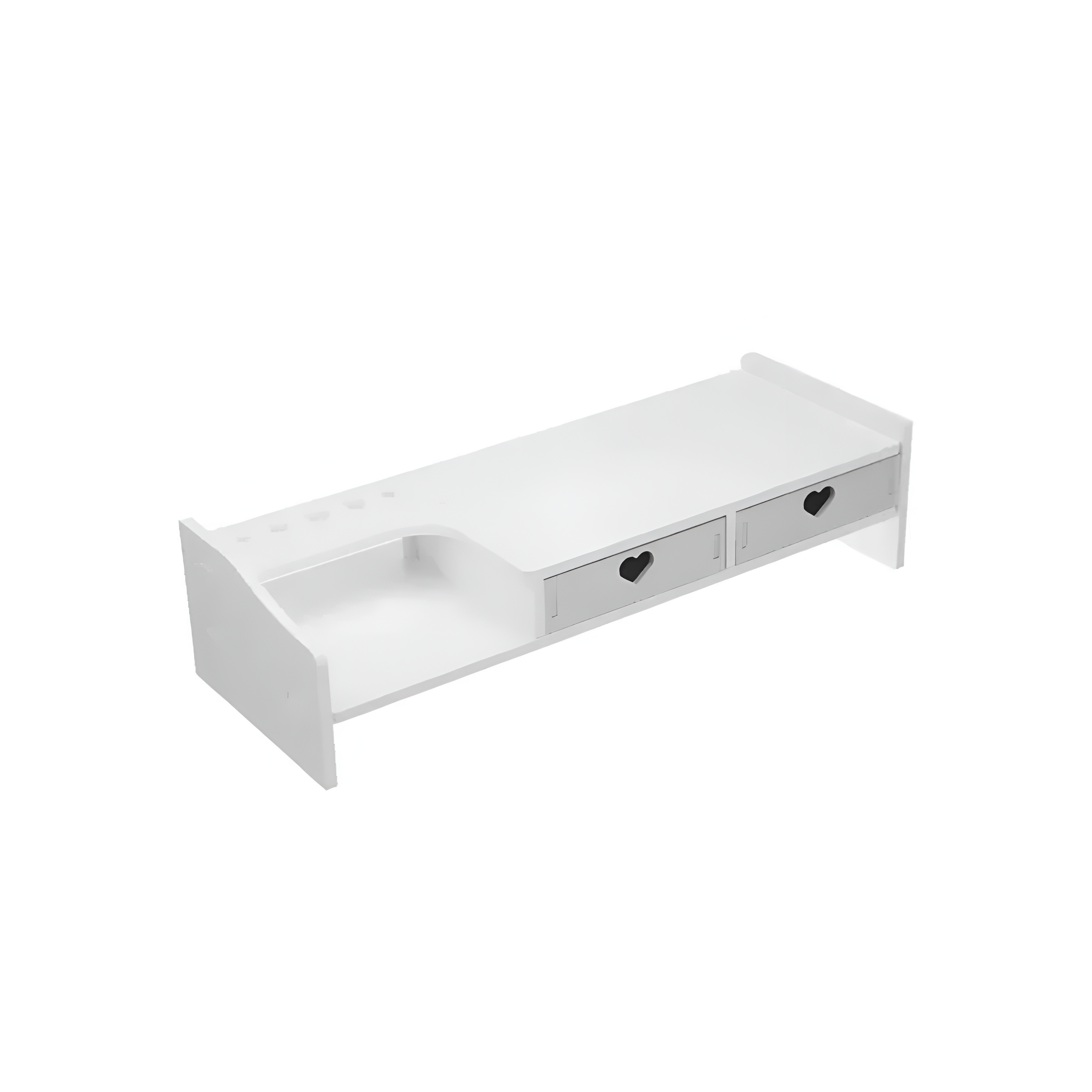 ORGANIZADOR IMPORTCLICK ESCRITORIO BASE MONITOR MADERA CORAZÓN - 1