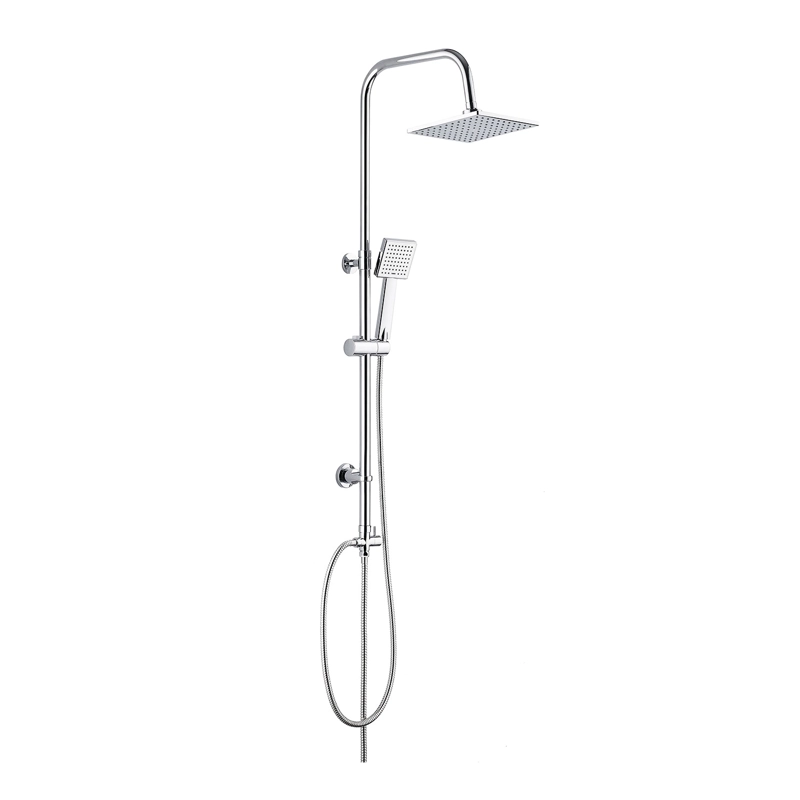 COLUMNA DUCHA IMPORTCLICK HOG.521 PLATO LLAVE MONOMANDO 2 EN 1 MODERNO CUADRADO - 1