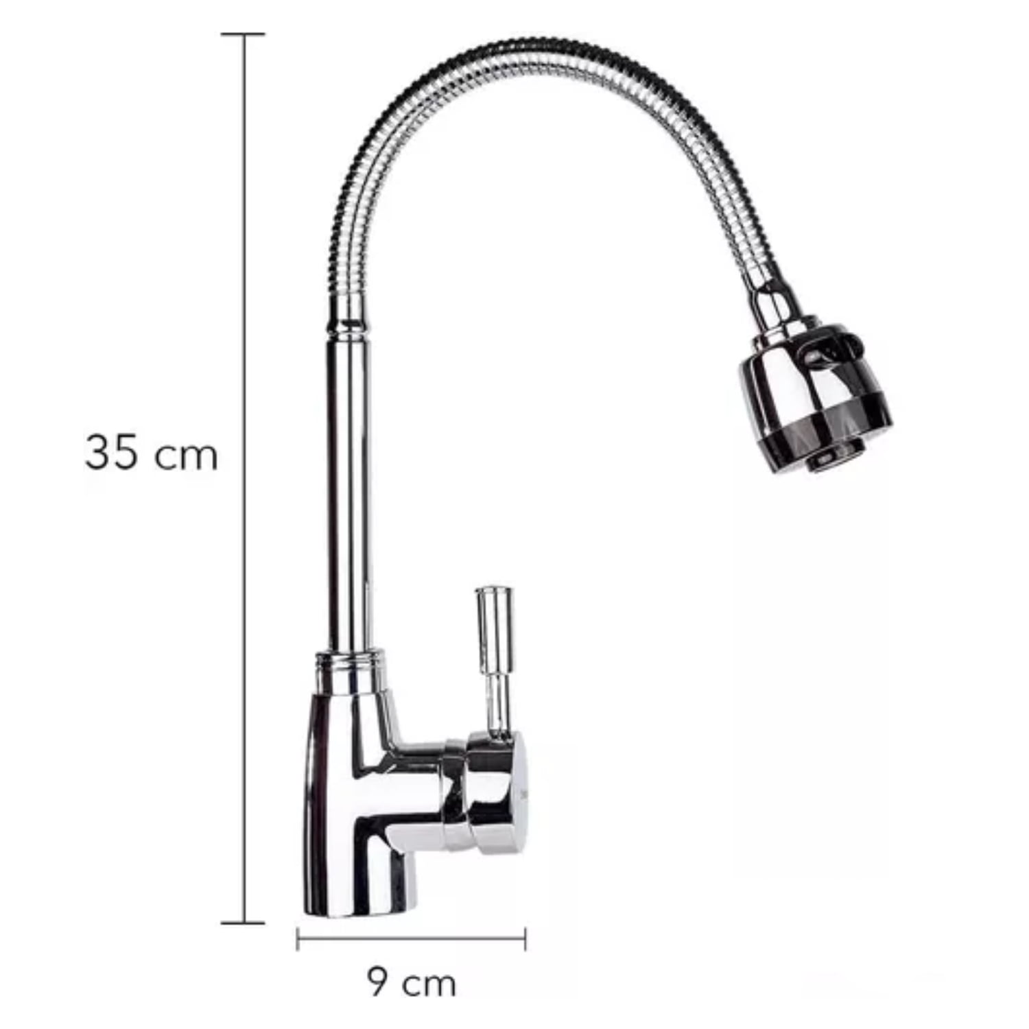 LLAVE IMPORTCLICK GRIFO MONOMANDO LAVAPLATOS EXTENSIBLE PROFESIONAL HOG.523 - 4